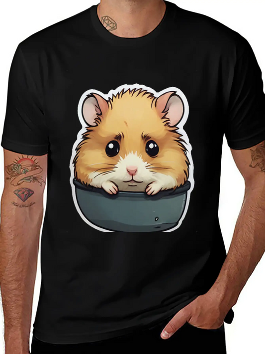 Sad Hamster Lightweight Cotton T-Shirt – Daily Comfort Graphic Shirt