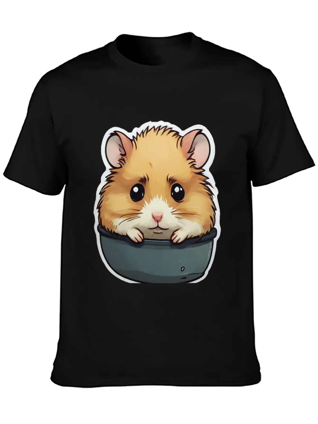 Sad Hamster Lightweight Cotton T-Shirt – Daily Comfort Graphic Shirt