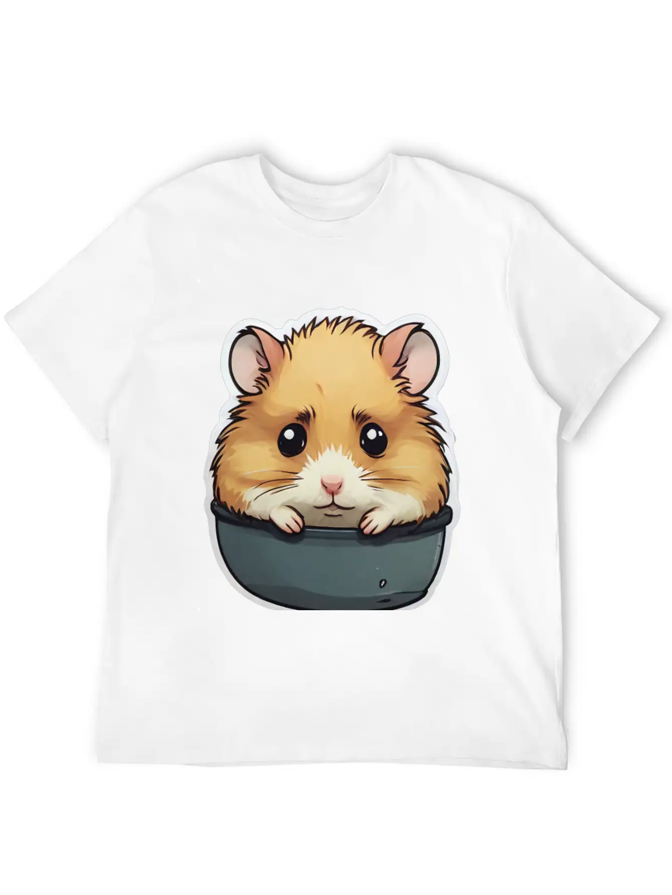 Sad Hamster Lightweight Cotton T-Shirt – Daily Comfort Graphic Shirt