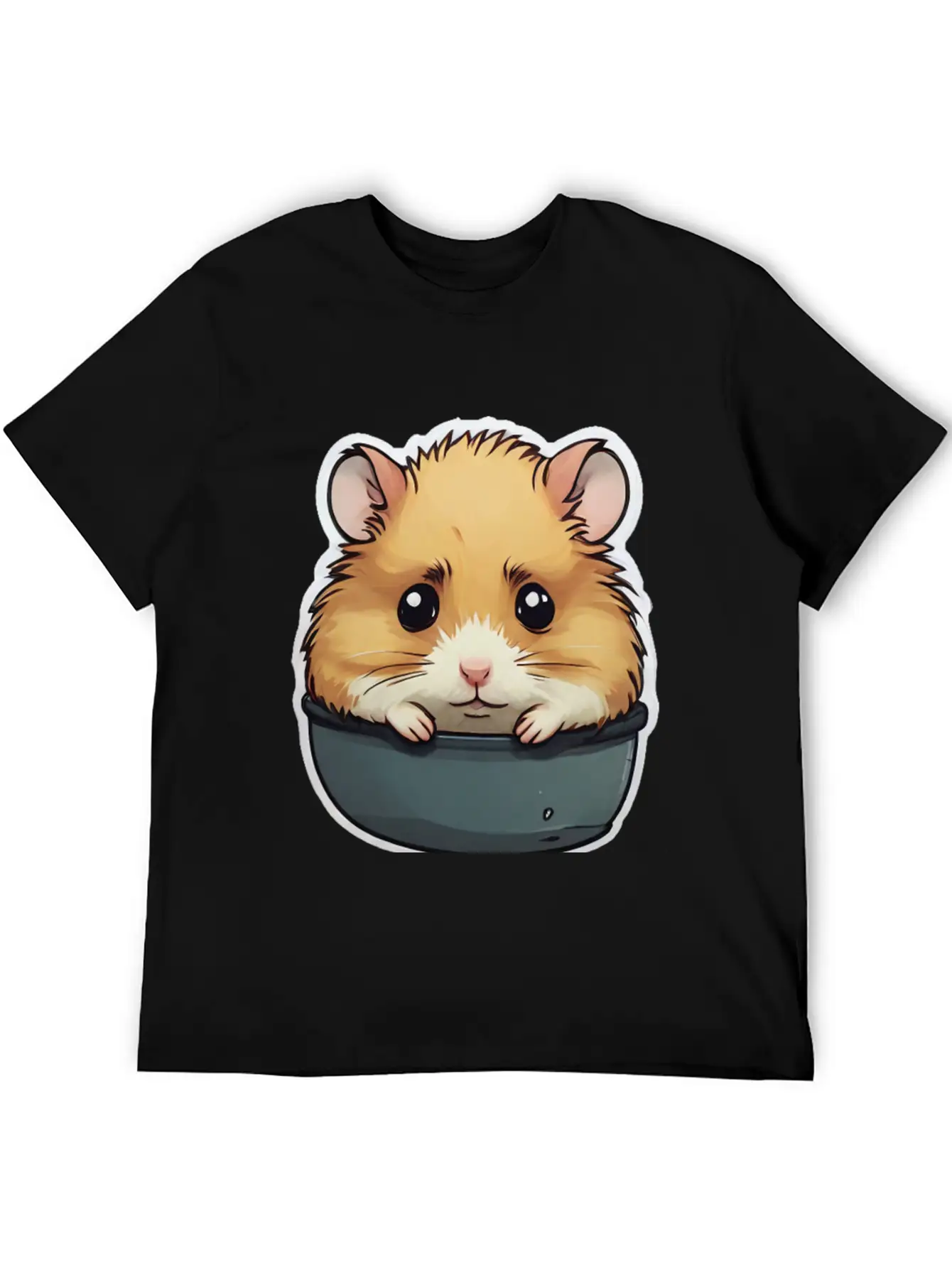 Sad Hamster Lightweight Cotton T-Shirt – Daily Comfort Graphic Shirt