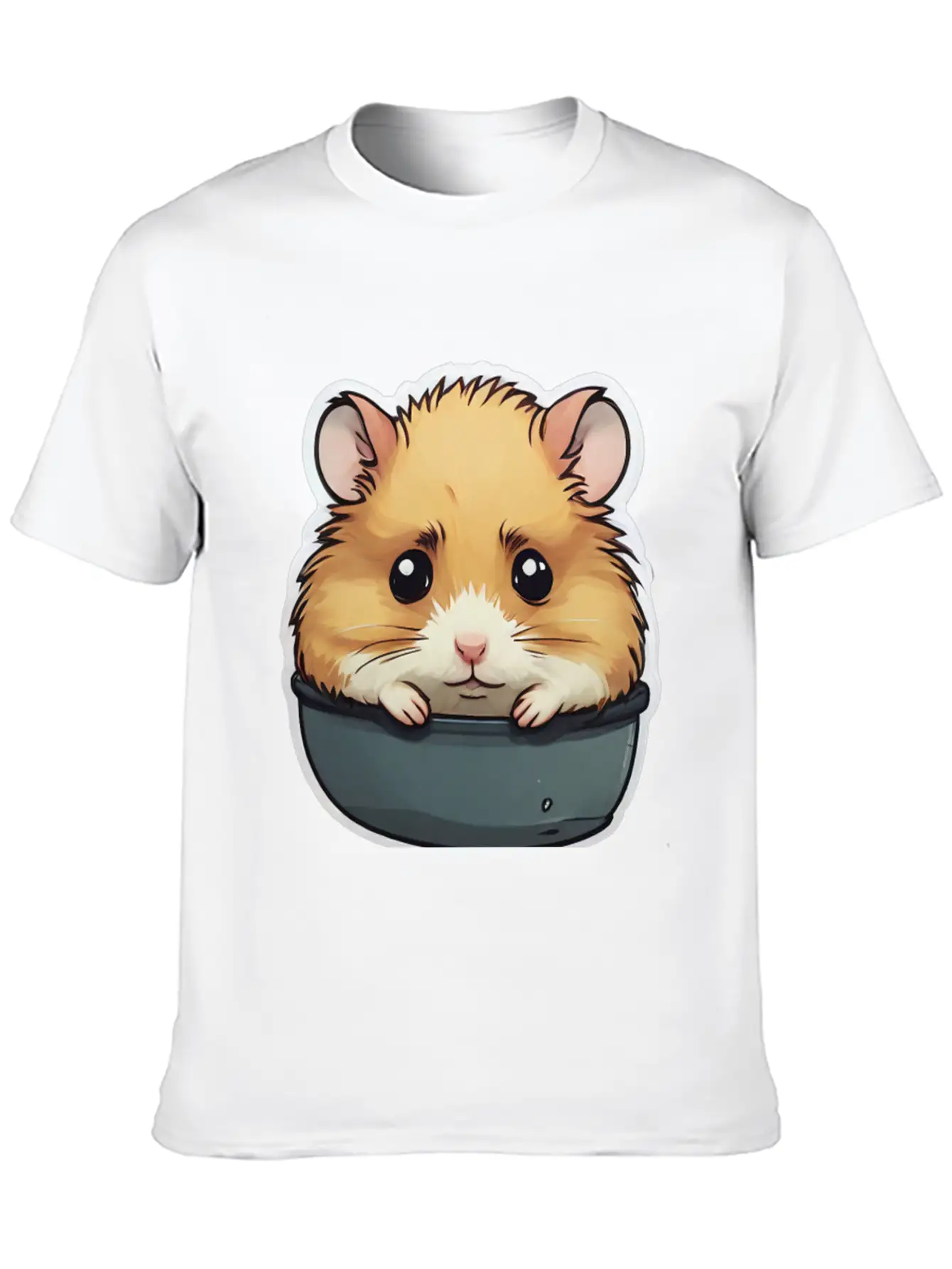 Sad Hamster Lightweight Cotton T-Shirt – Daily Comfort Graphic Shirt