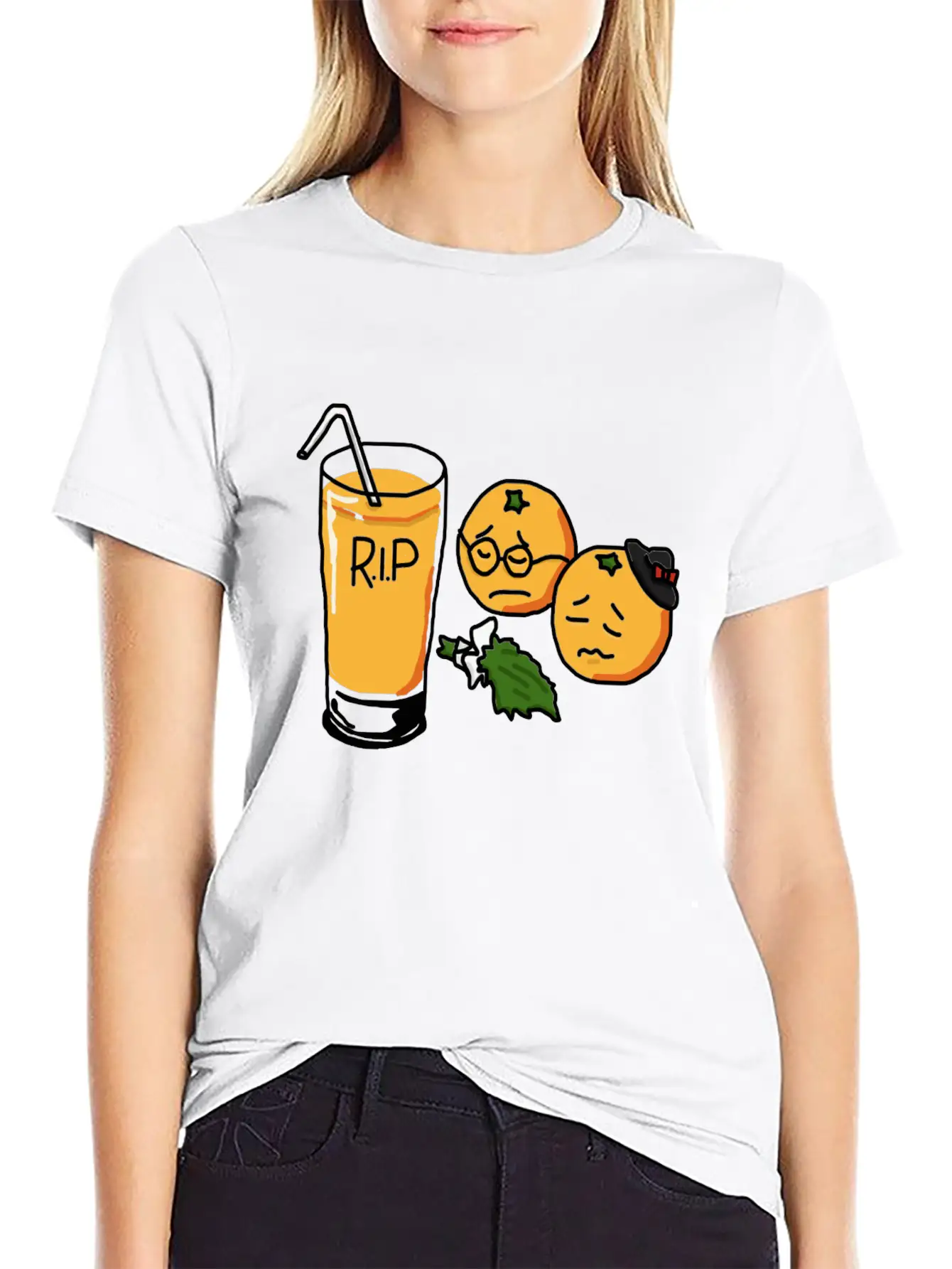 Sad Orange Relaxed Everyday Tee – Lightweight And Durable Cotton