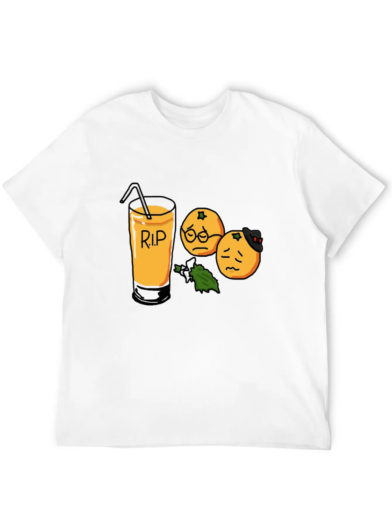 Sad Orange Relaxed Everyday Tee – Lightweight And Durable Cotton