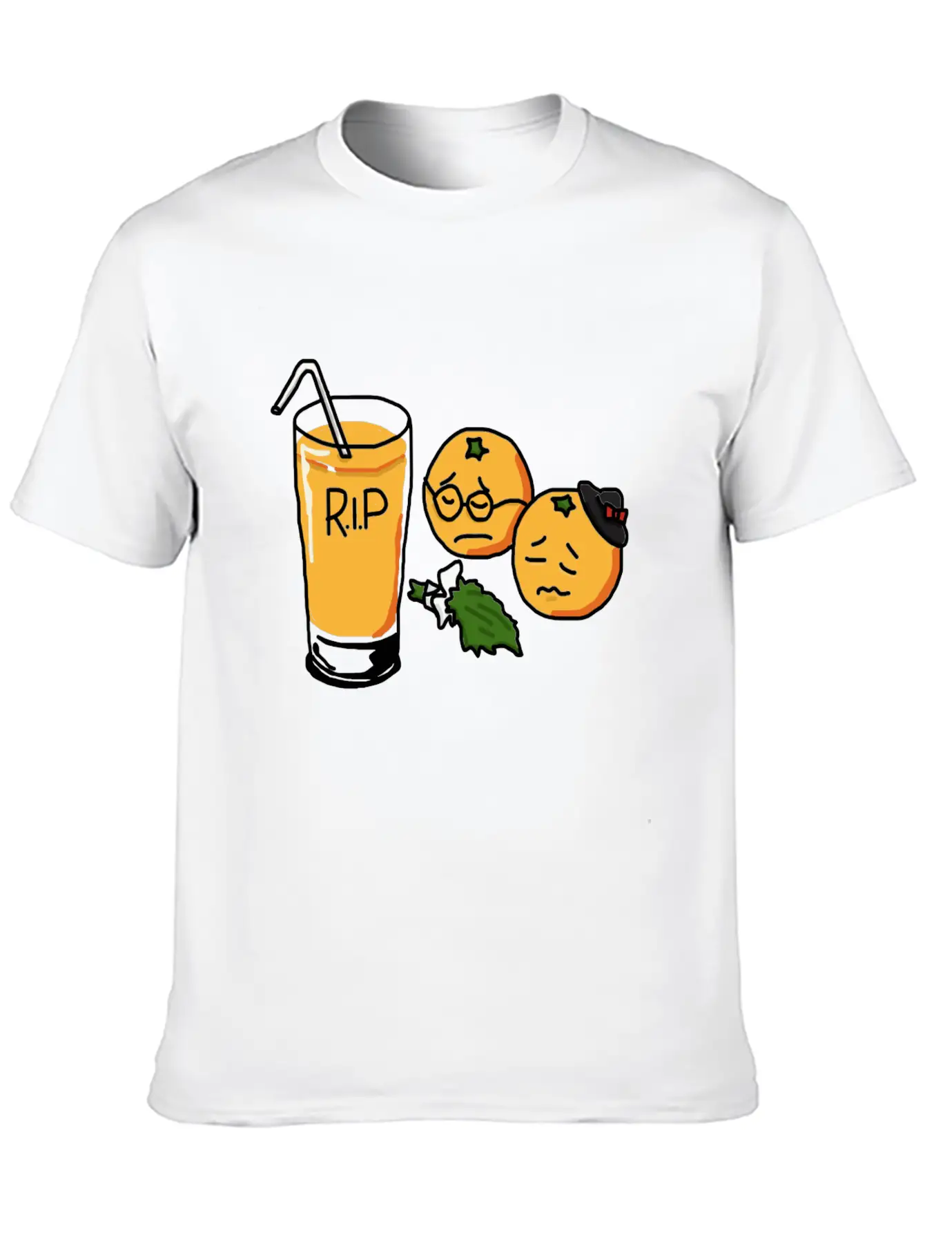 Sad Orange Relaxed Everyday Tee – Lightweight And Durable Cotton