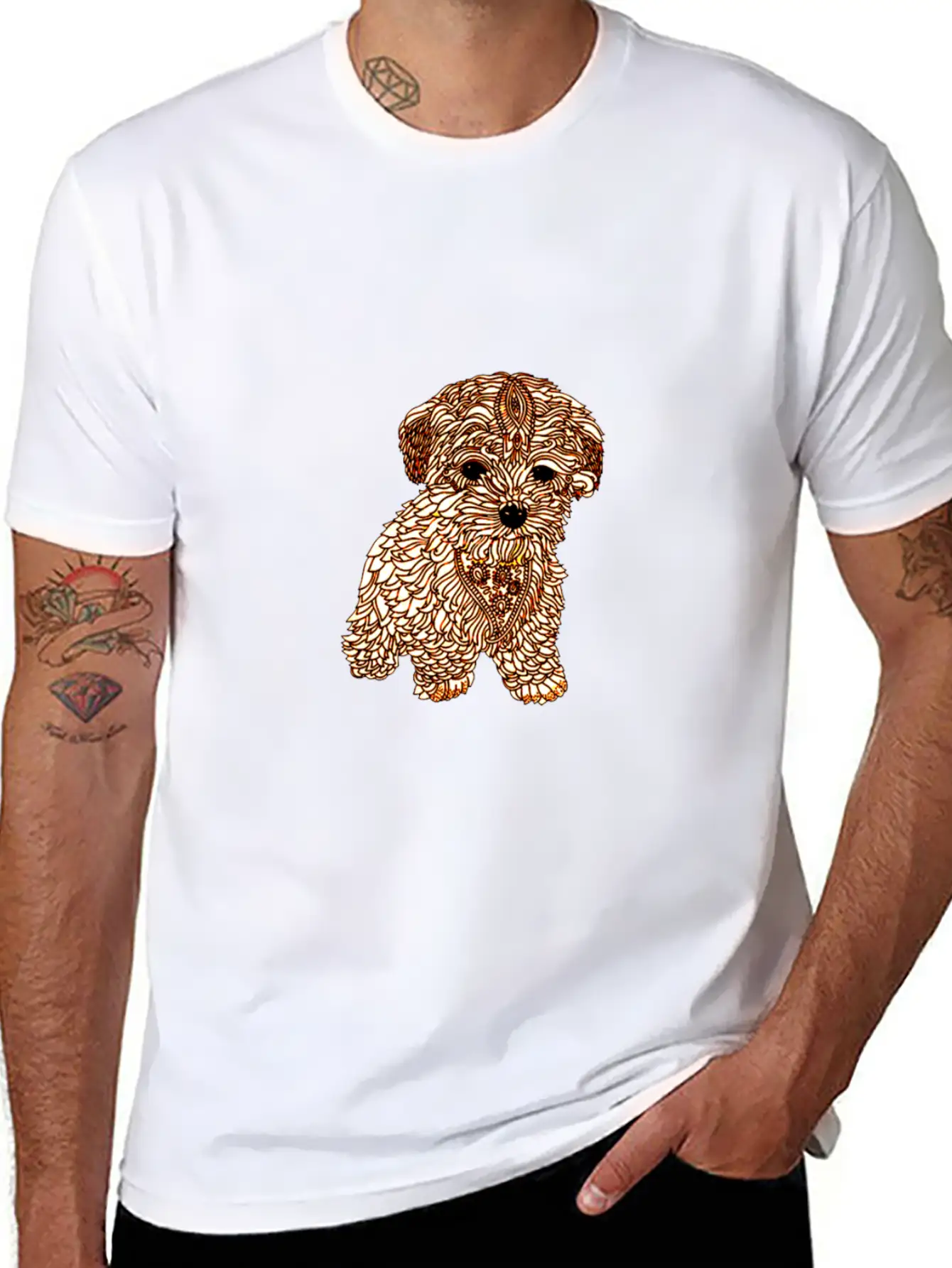 Sad Puppy 3 Essential Cotton Tee For Daily Outfits – Unisex Style