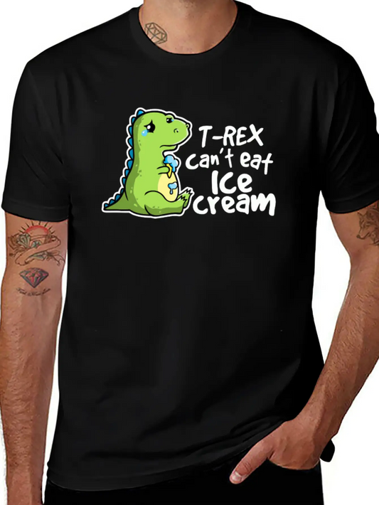 Sad T Rex Modern Fit Casual T-Shirt – Clean And Versatile Design
