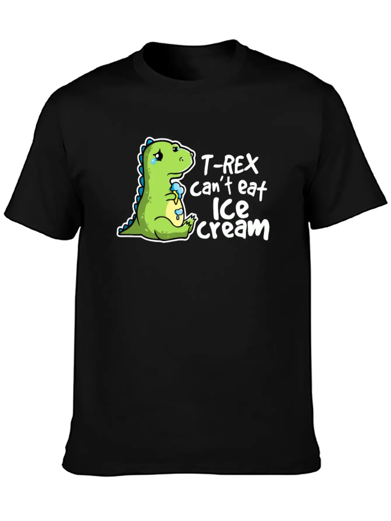 Sad T Rex Modern Fit Casual T-Shirt – Clean And Versatile Design