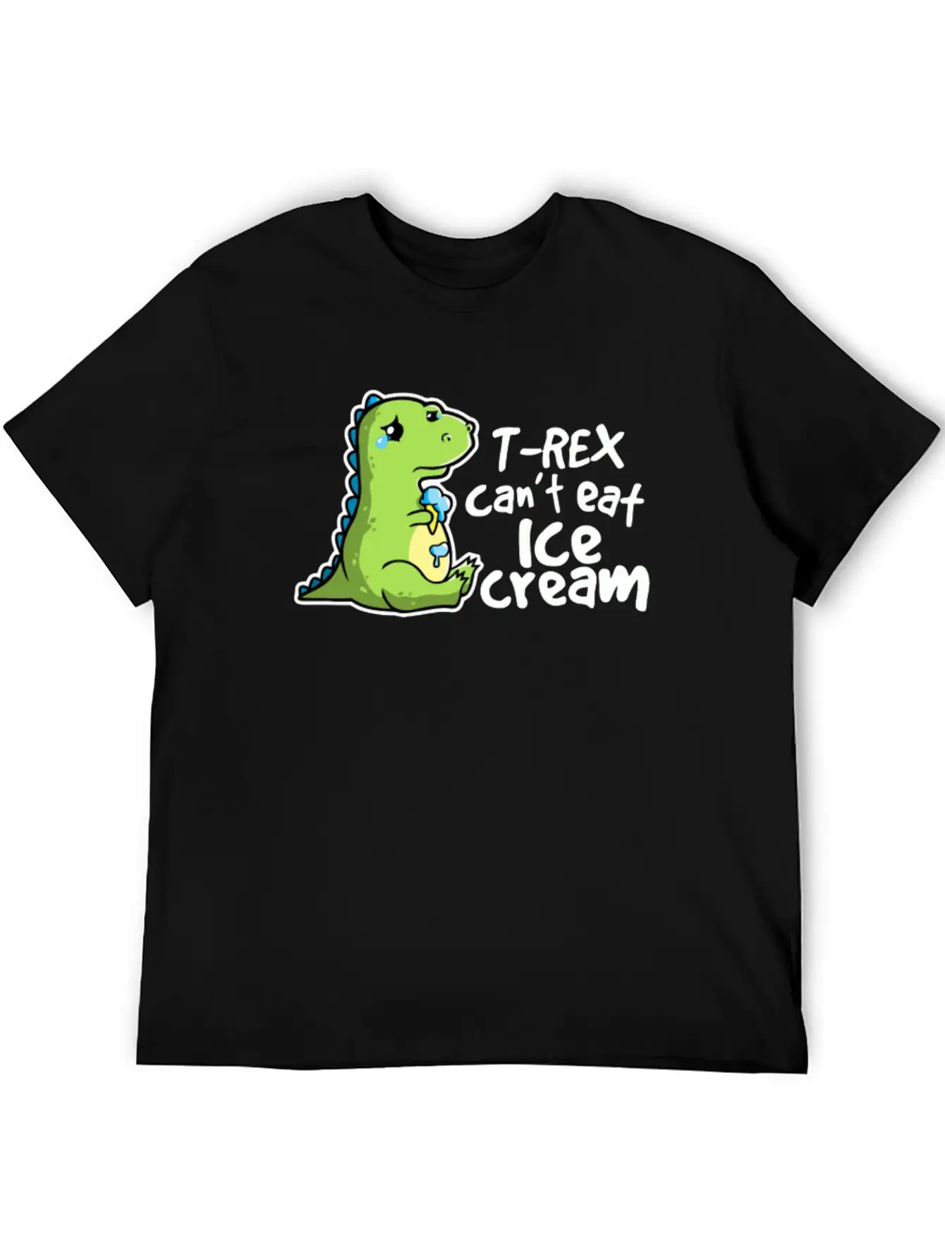 Sad T Rex Modern Fit Casual T-Shirt – Clean And Versatile Design