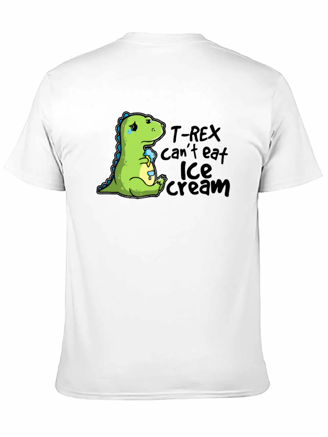 Sad T Rex Modern Fit Casual T-Shirt – Clean And Versatile Design