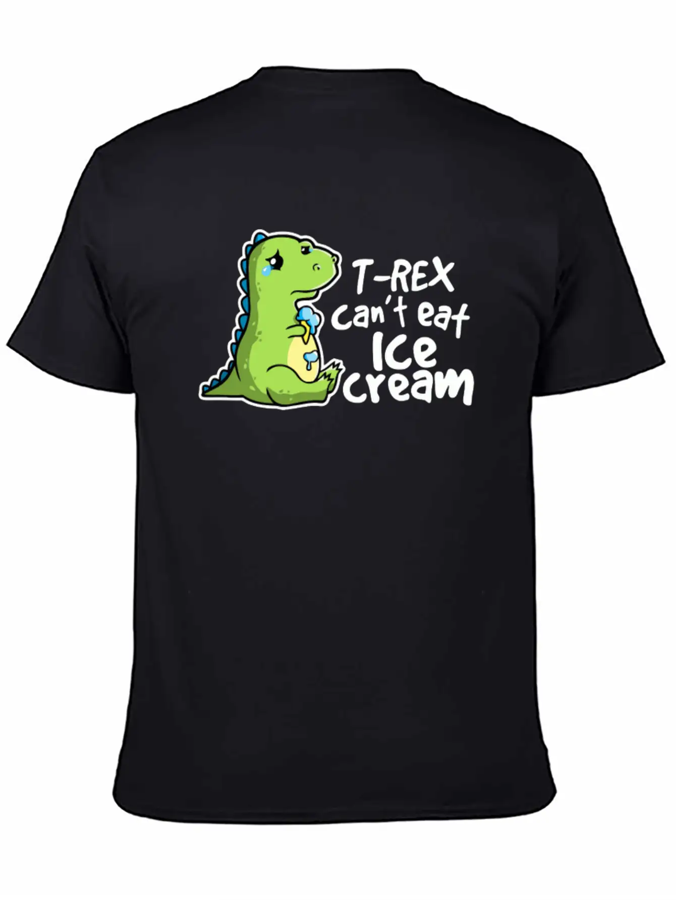 Sad T Rex Modern Fit Casual T-Shirt – Clean And Versatile Design