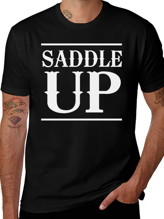 Saddle Up Basic Graphic T-Shirt – Daily Comfort In Soft Cotton