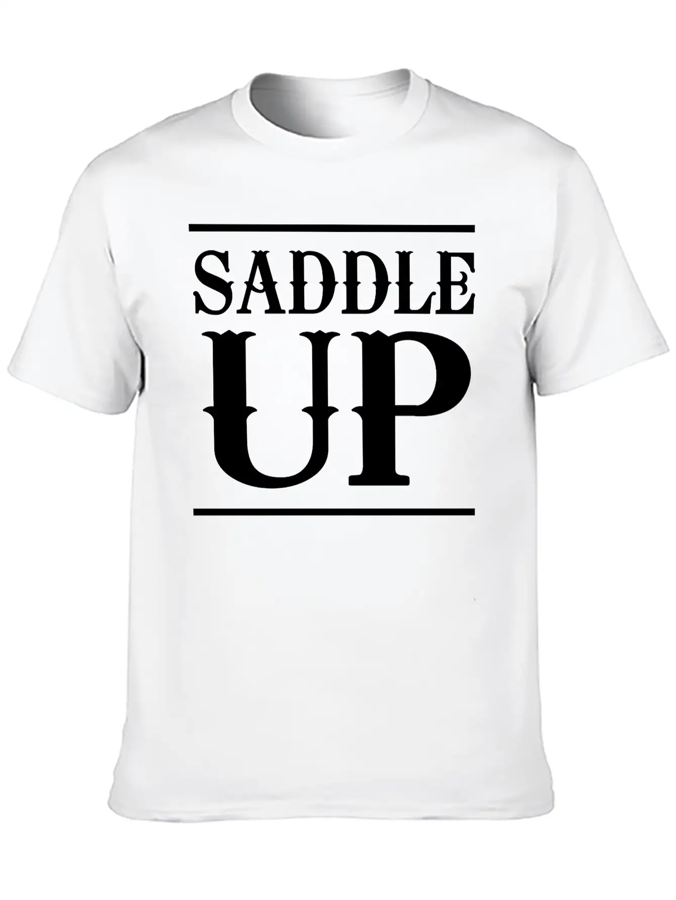 Saddle Up Basic Graphic T-Shirt – Daily Comfort In Soft Cotton