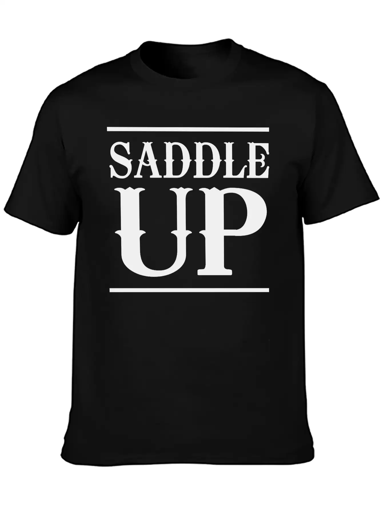 Saddle Up Basic Graphic T-Shirt – Daily Comfort In Soft Cotton