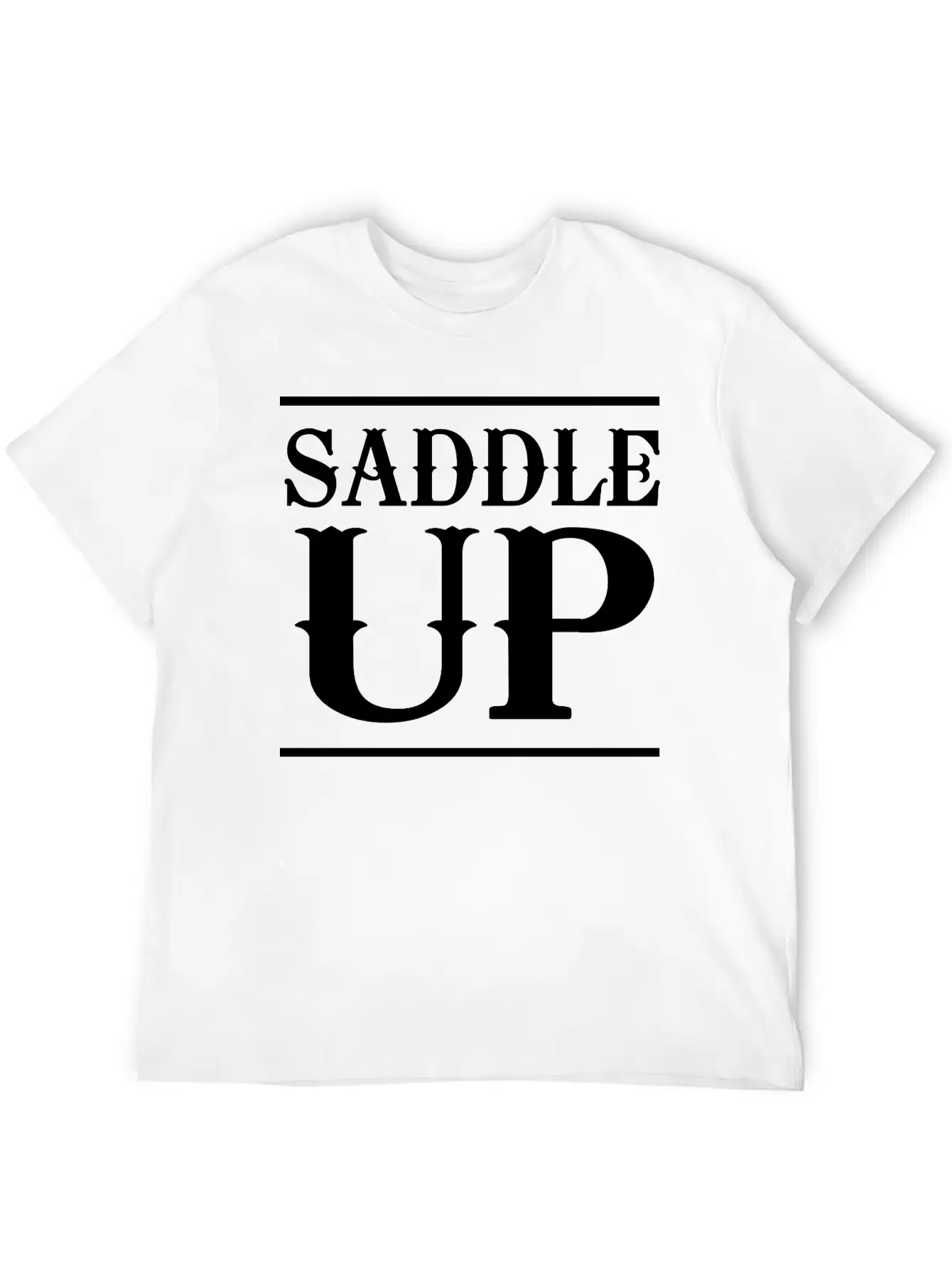 Saddle Up Basic Graphic T-Shirt – Daily Comfort In Soft Cotton