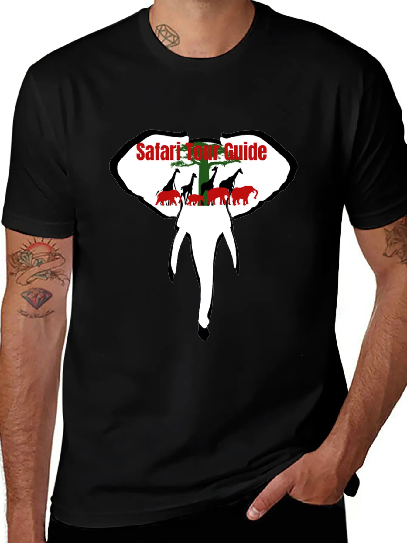 Safari Tour Guide Unisex Casual T-Shirt – Clean Design For Daily Comfort