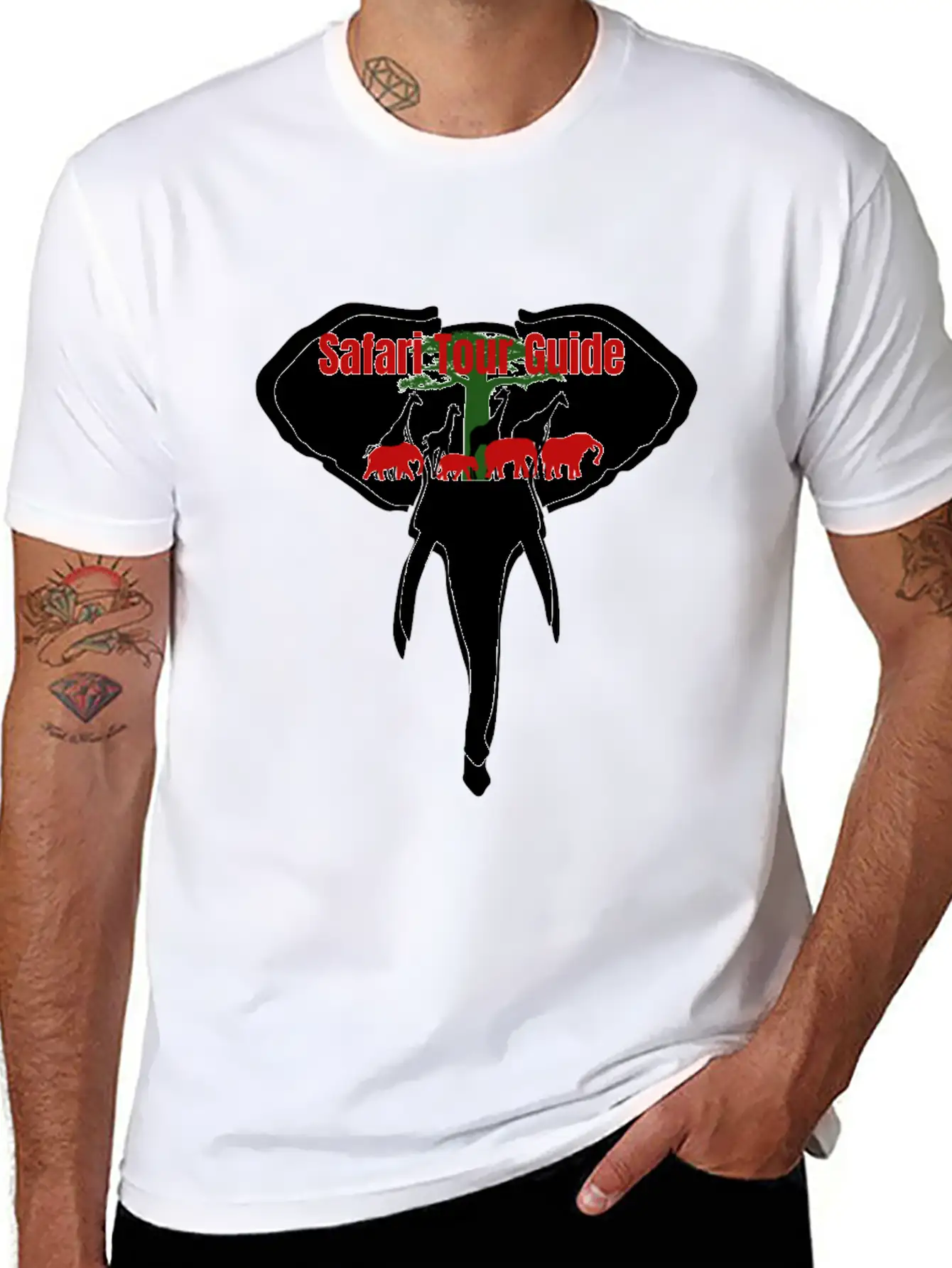 Safari Tour Guide Unisex Casual T-Shirt – Clean Design For Daily Comfort