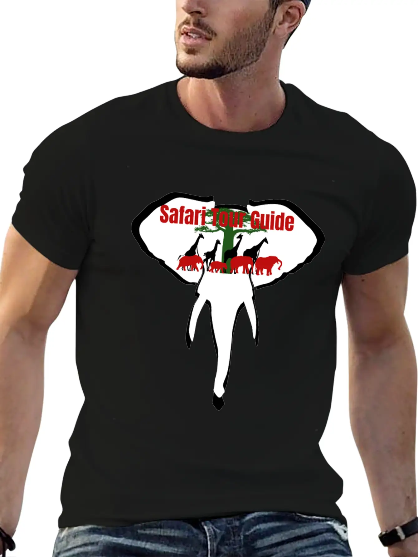 Safari Tour Guide Unisex Casual T-Shirt – Clean Design For Daily Comfort