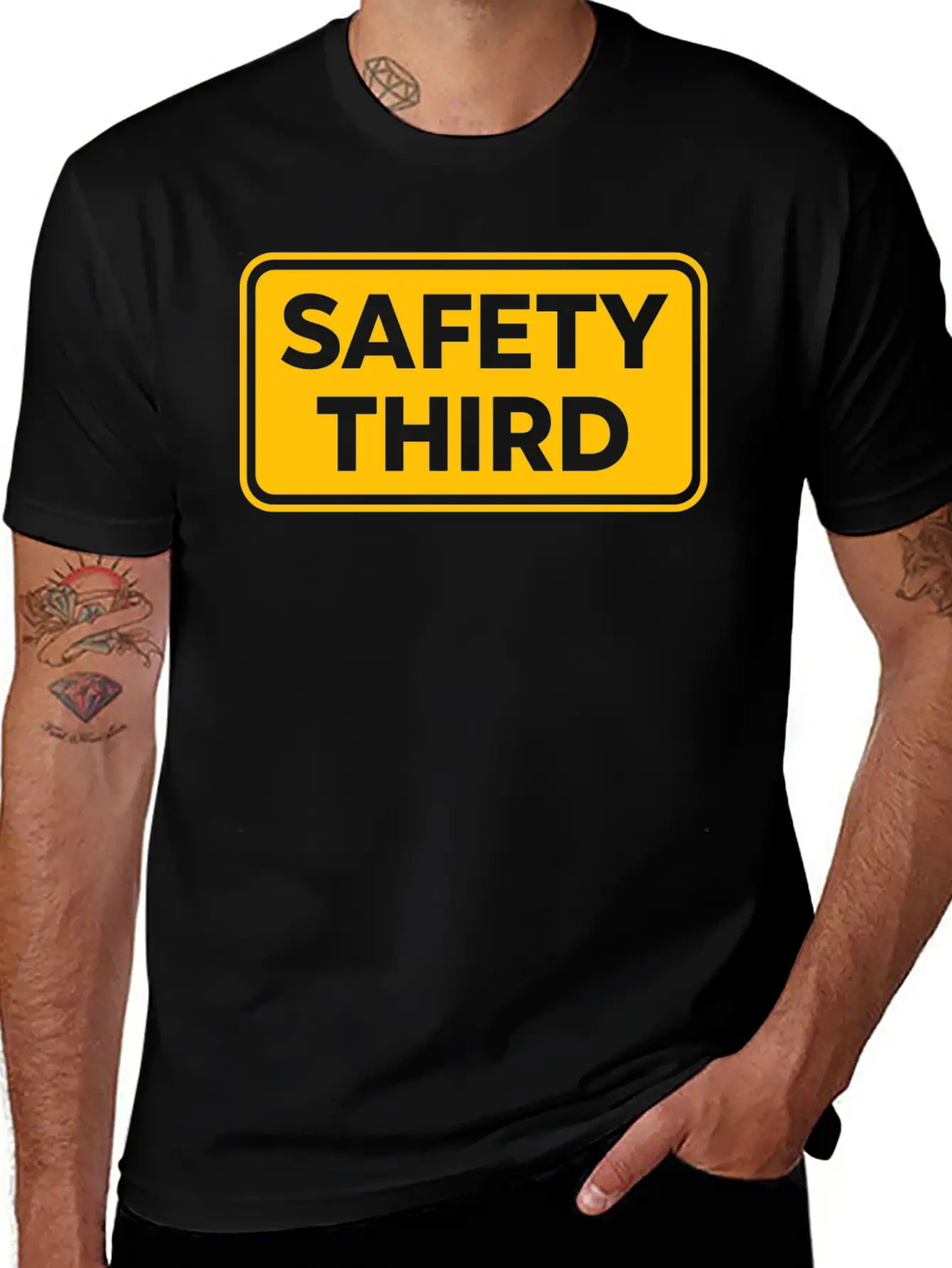 Safety Third Soft Cotton Short Sleeve Tee – Unisex Wardrobe Staple