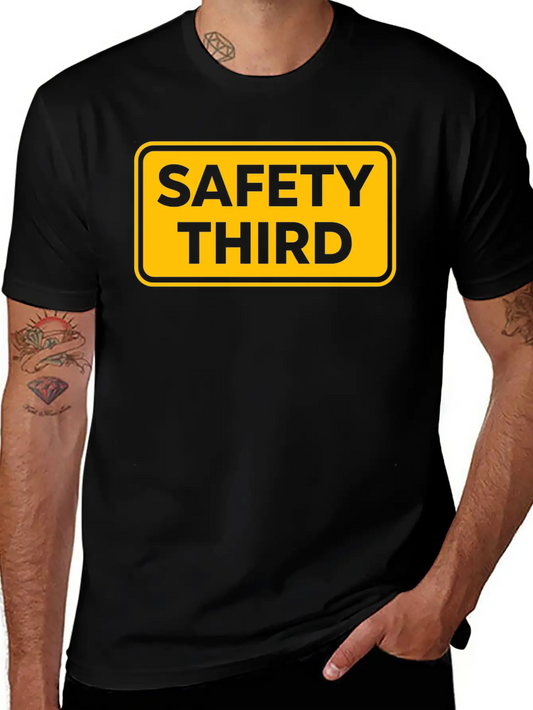 Safety Third Soft Cotton Short Sleeve Tee – Unisex Wardrobe Staple