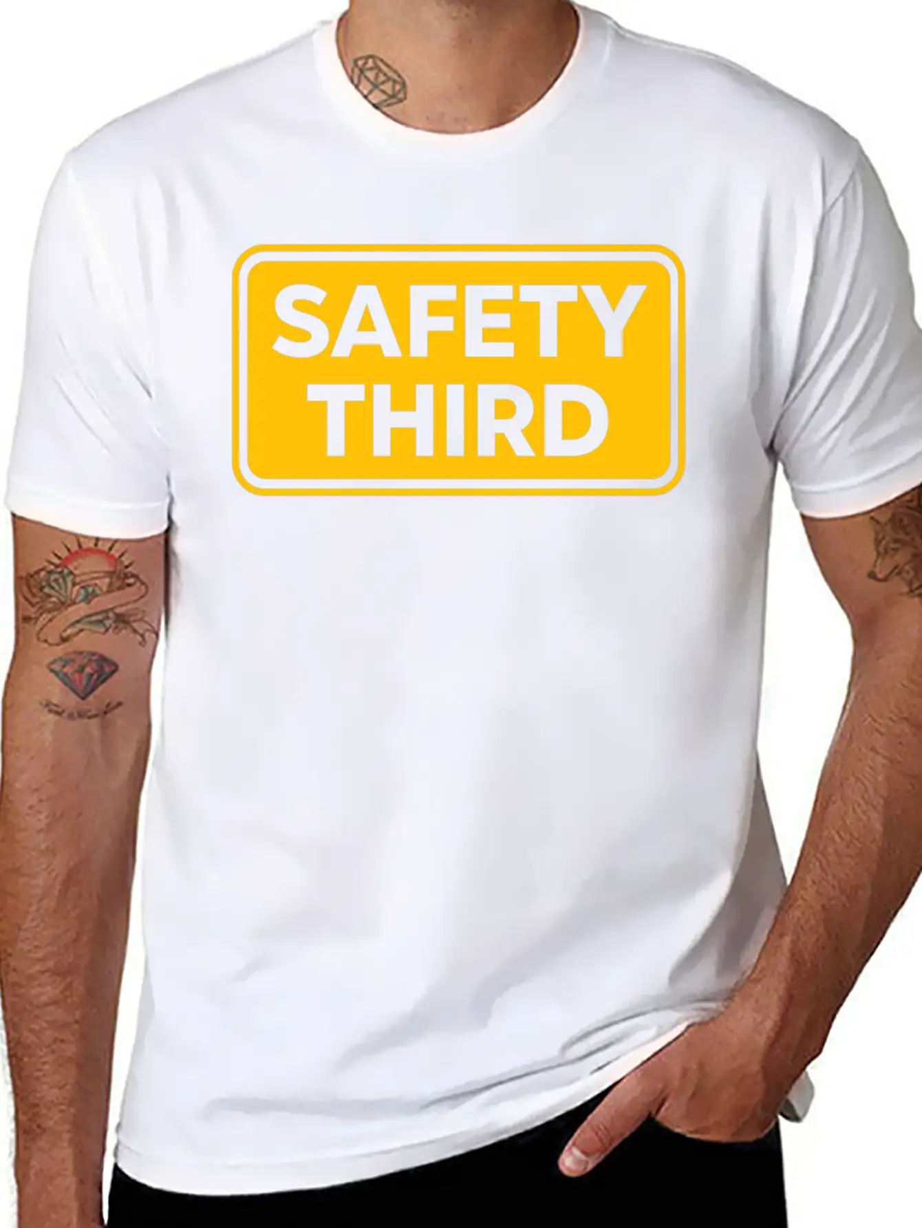 Safety Third Soft Cotton Short Sleeve Tee – Unisex Wardrobe Staple