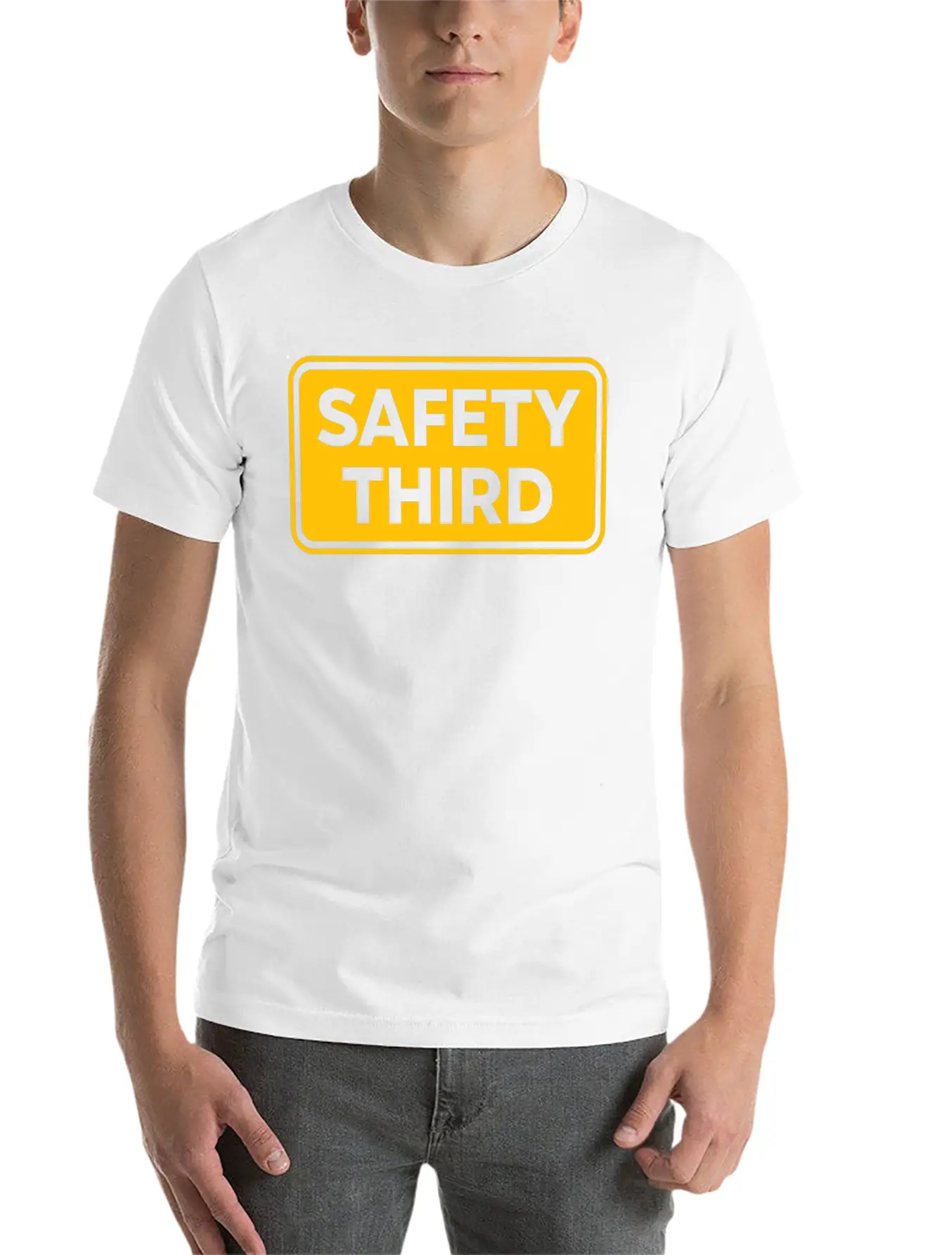 Safety Third Soft Cotton Short Sleeve Tee – Unisex Wardrobe Staple