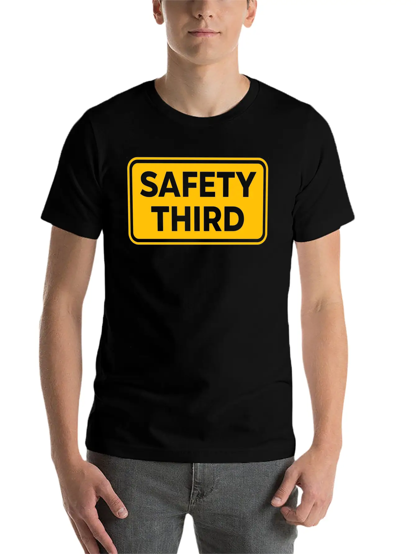Safety Third Soft Cotton Short Sleeve Tee – Unisex Wardrobe Staple