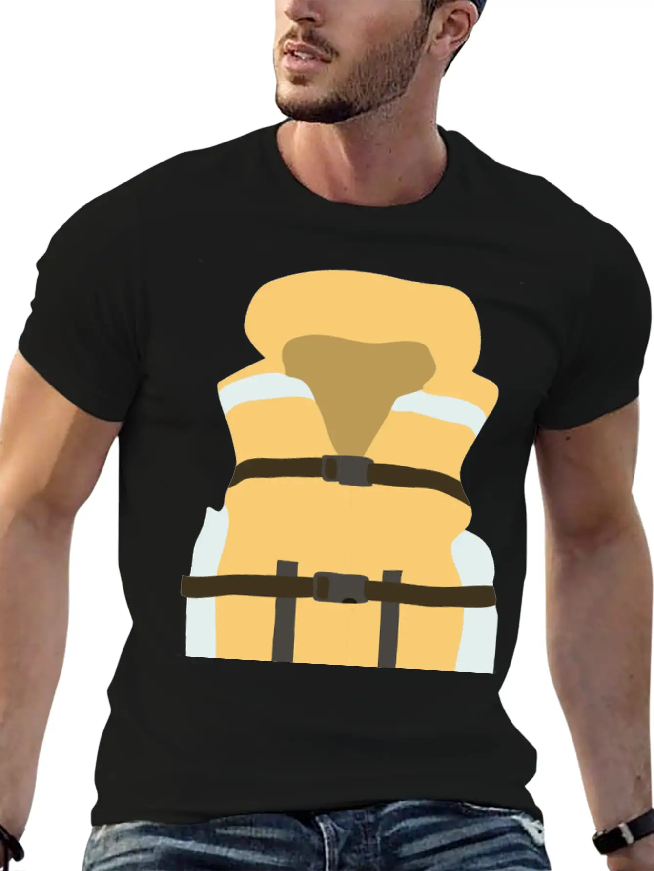 Safety Vest Lightweight Cotton T-Shirt – Daily Comfort Graphic Shirt