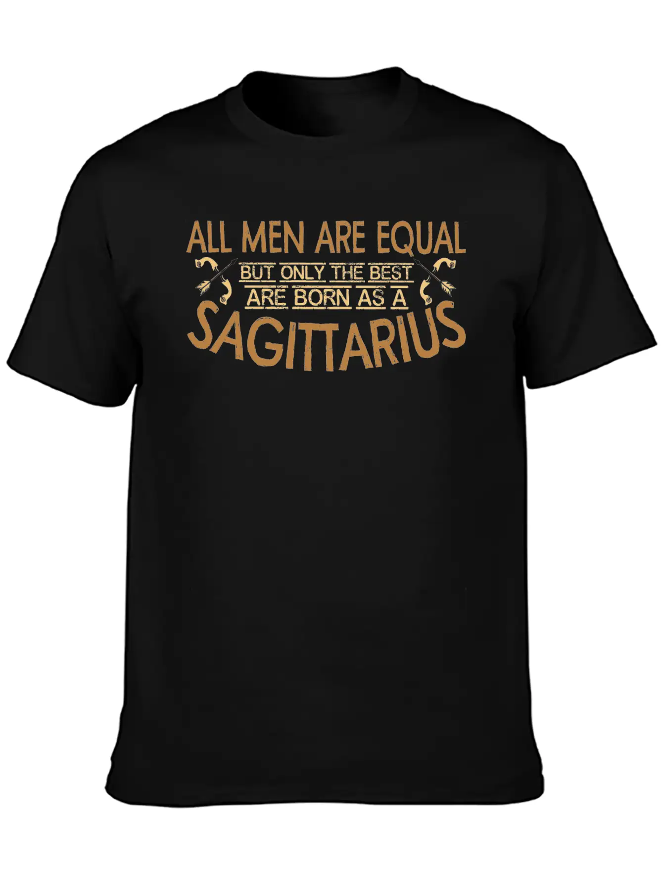 Sagittarius Men Zodiac Sun Archer Arrow Astrology Unisex Casual T-Shirt – Clean Design For Daily Comfort