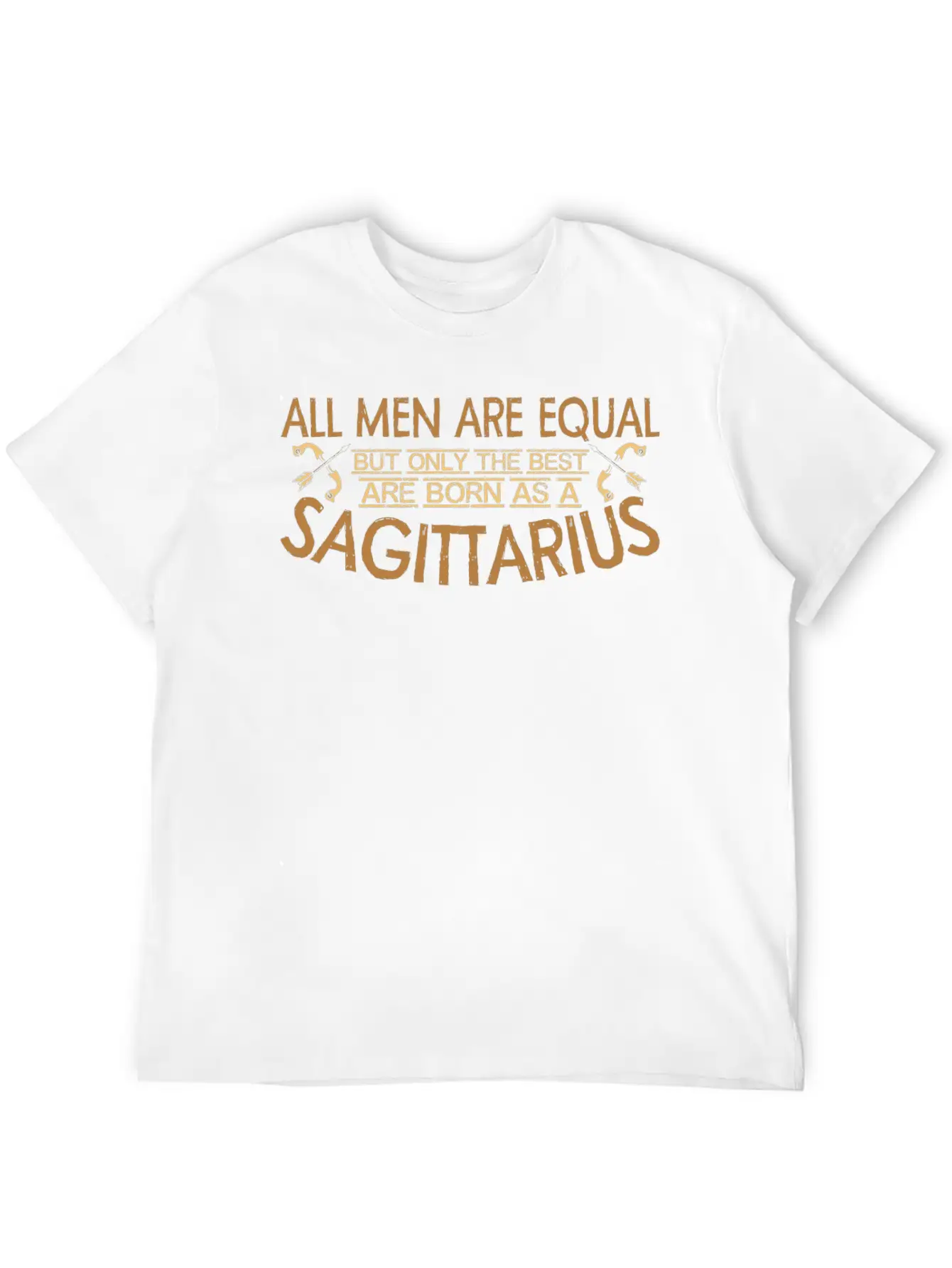 Sagittarius Men Zodiac Sun Archer Arrow Astrology Unisex Casual T-Shirt – Clean Design For Daily Comfort