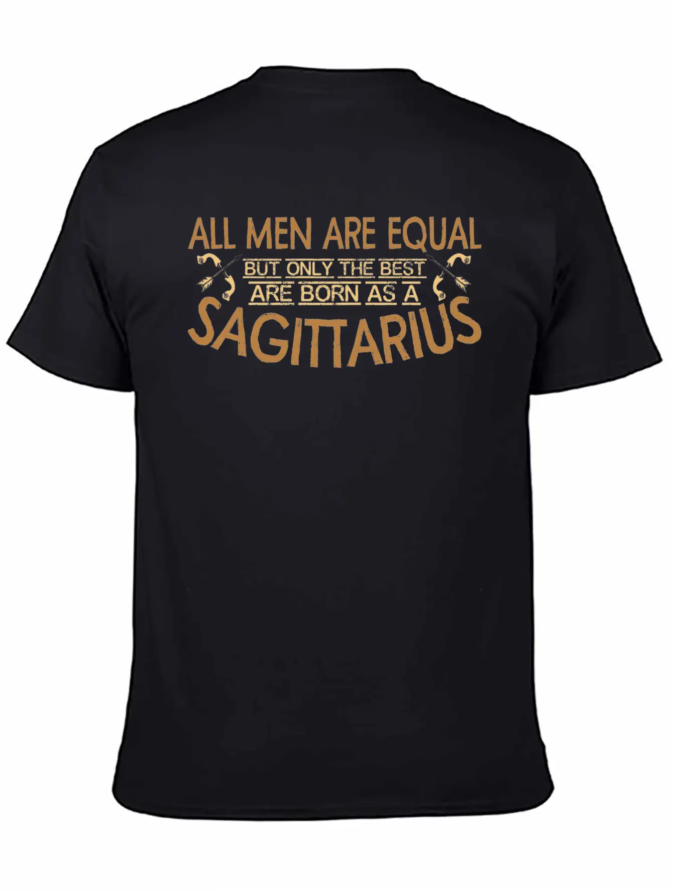 Sagittarius Men Zodiac Sun Archer Arrow Astrology Unisex Casual T-Shirt – Clean Design For Daily Comfort