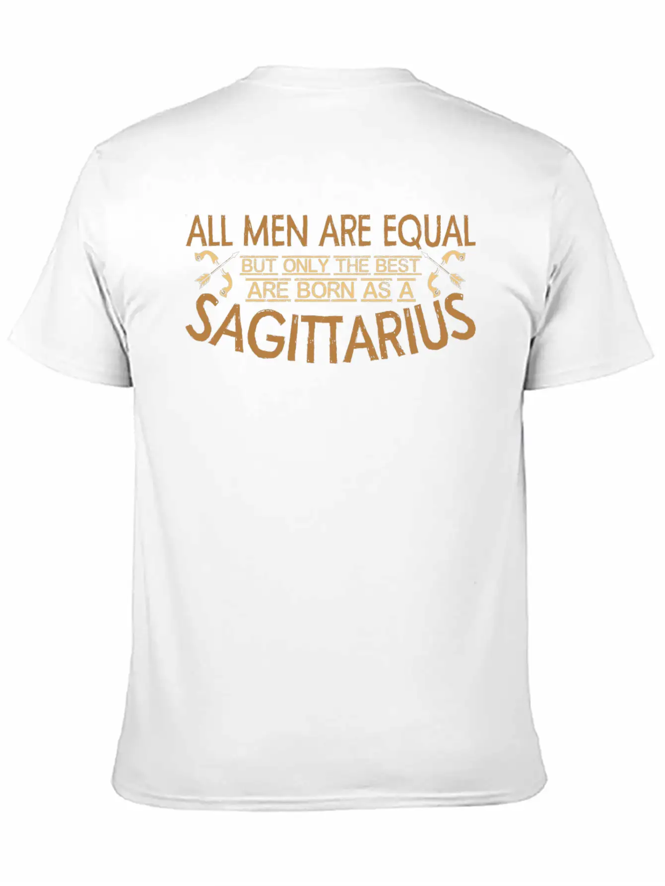 Sagittarius Men Zodiac Sun Archer Arrow Astrology Unisex Casual T-Shirt – Clean Design For Daily Comfort