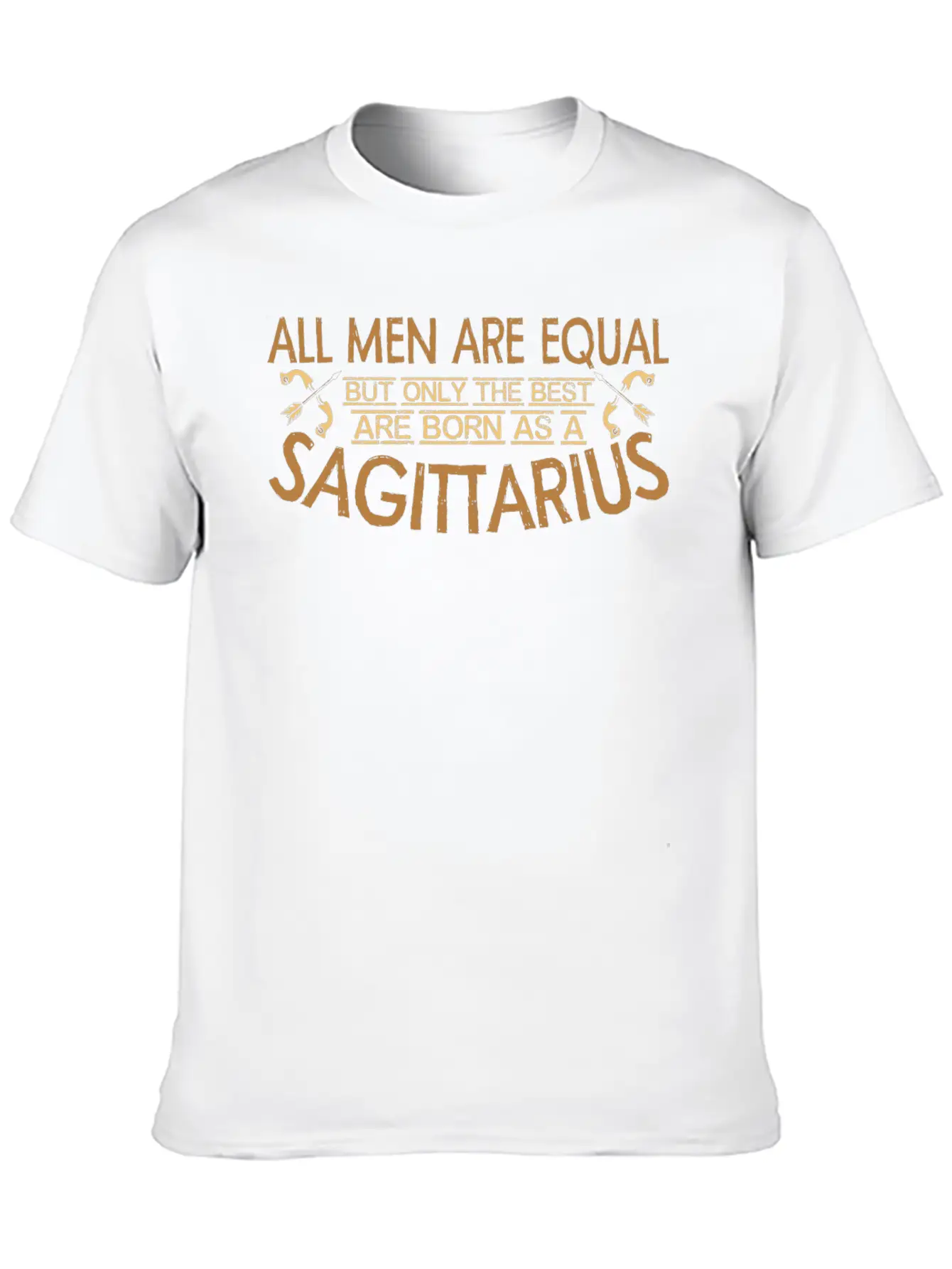 Sagittarius Men Zodiac Sun Archer Arrow Astrology Unisex Casual T-Shirt – Clean Design For Daily Comfort