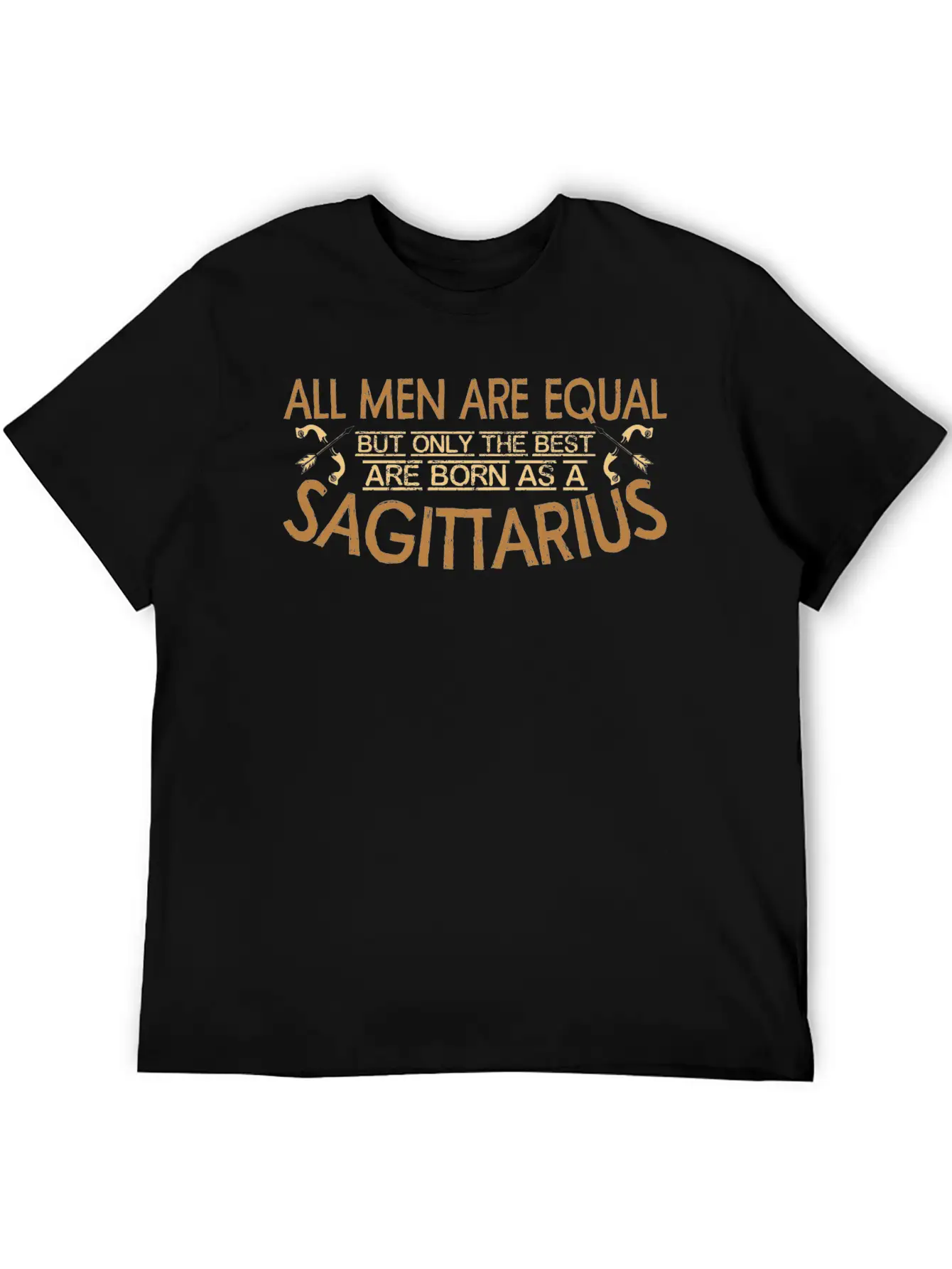 Sagittarius Men Zodiac Sun Archer Arrow Astrology Unisex Casual T-Shirt – Clean Design For Daily Comfort