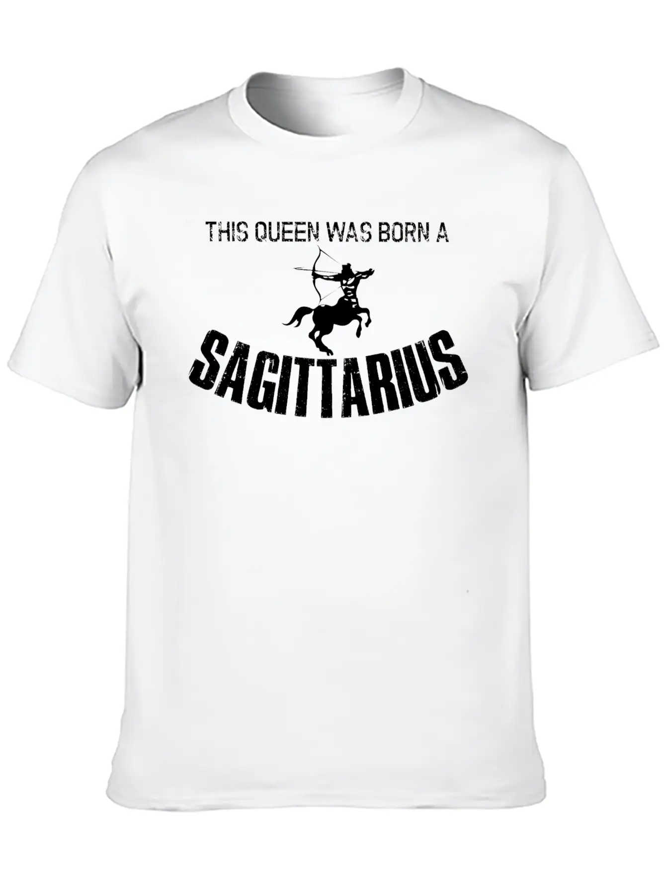 Sagittarius Queen Sun Moon Astrology Fire Archer Comfortable Minimalist Graphic Tee – Summer Style Essential