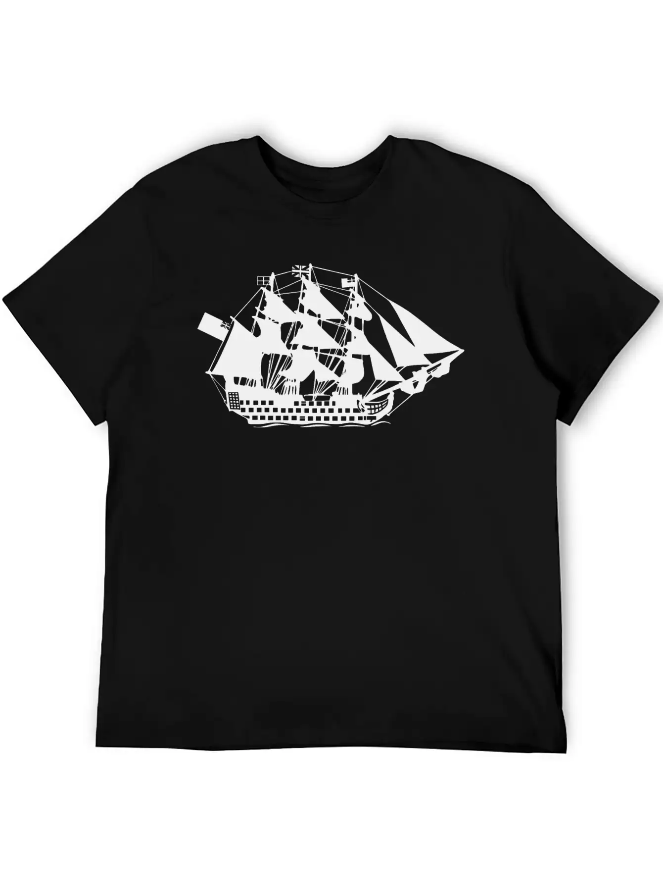 Sailing Ship Lightweight Cotton T-Shirt – Daily Comfort Graphic Shirt