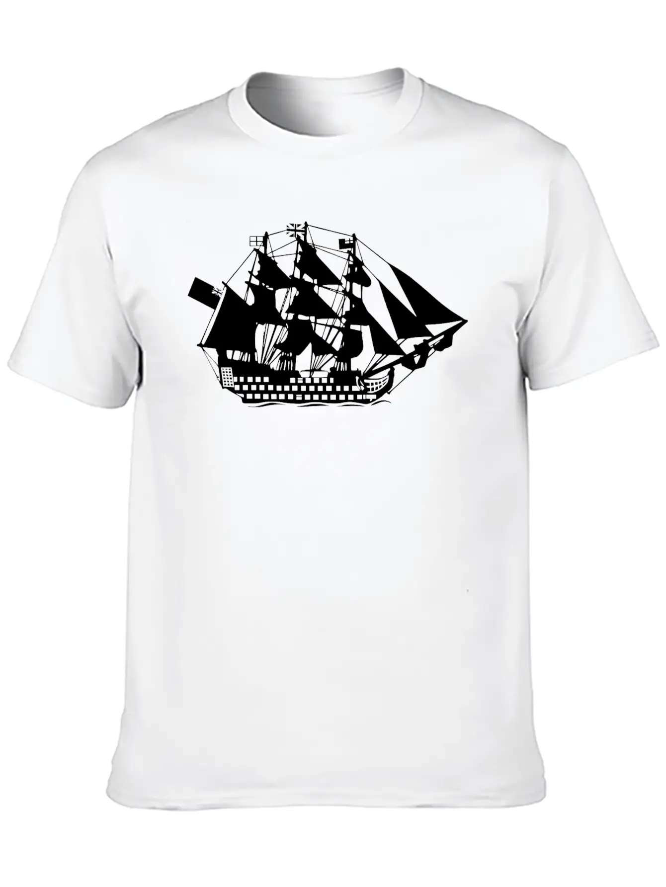 Sailing Ship Lightweight Cotton T-Shirt – Daily Comfort Graphic Shirt