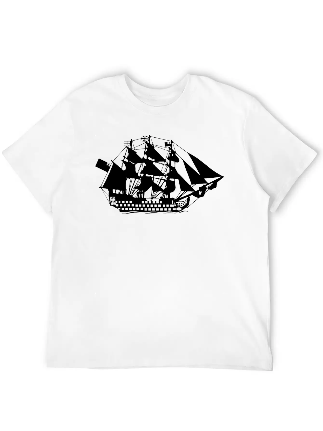 Sailing Ship Lightweight Cotton T-Shirt – Daily Comfort Graphic Shirt
