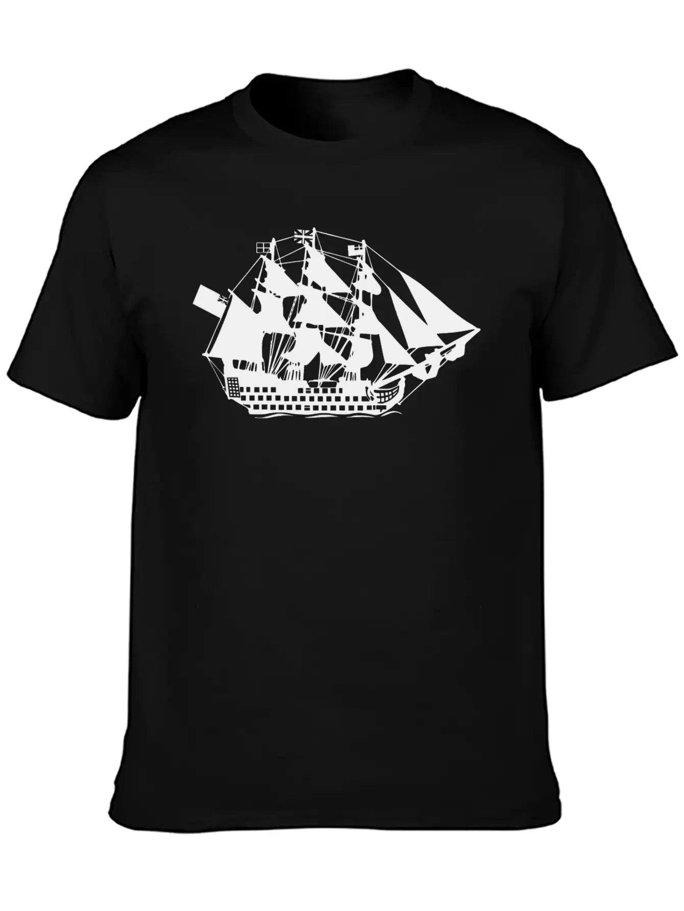 Sailing Ship Lightweight Cotton T-Shirt – Daily Comfort Graphic Shirt