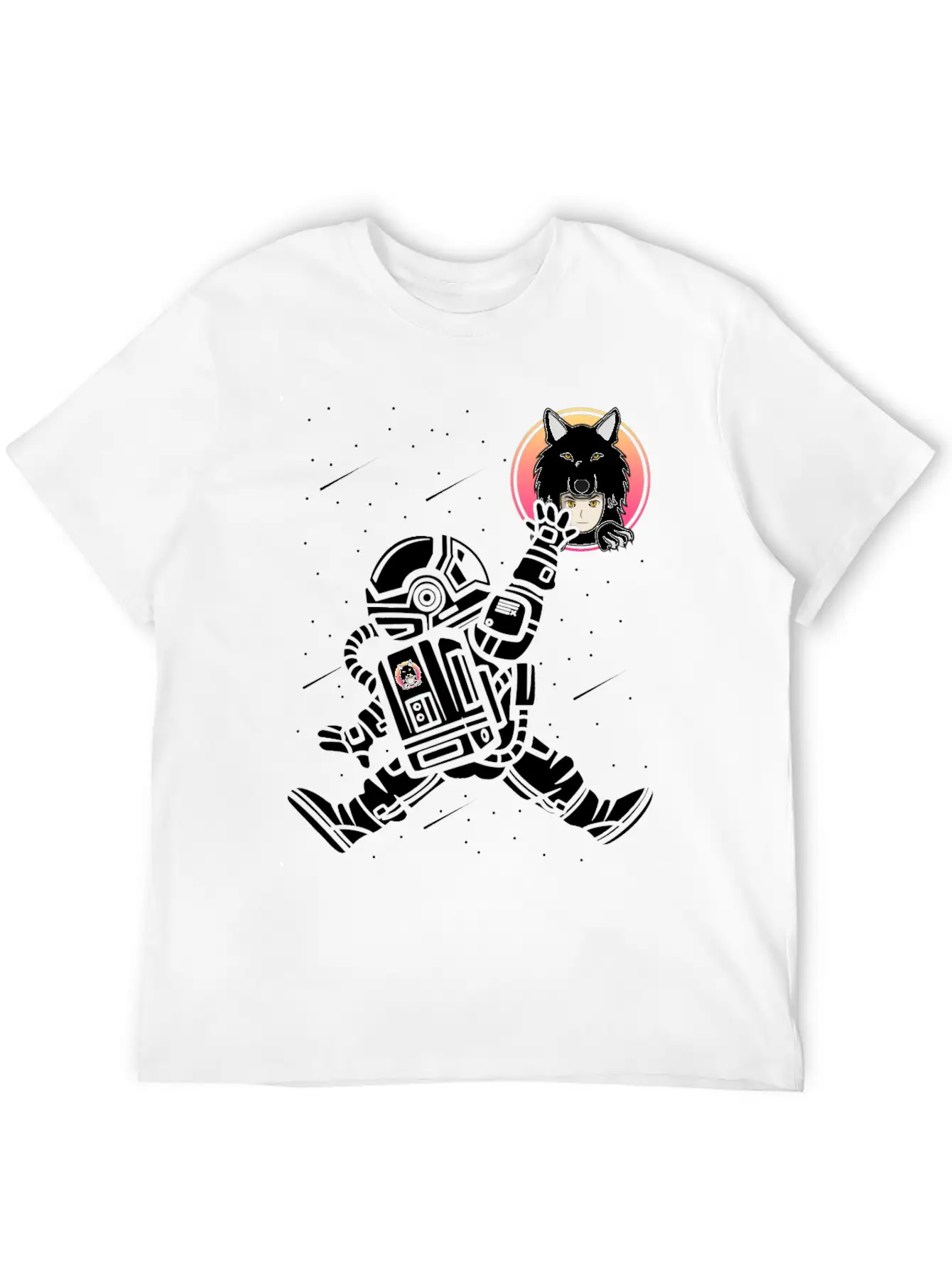 Saitama Inu Coin Space Man Astronaut Jump Token Unisex Casual T-Shirt – Clean Design For Daily Comfort