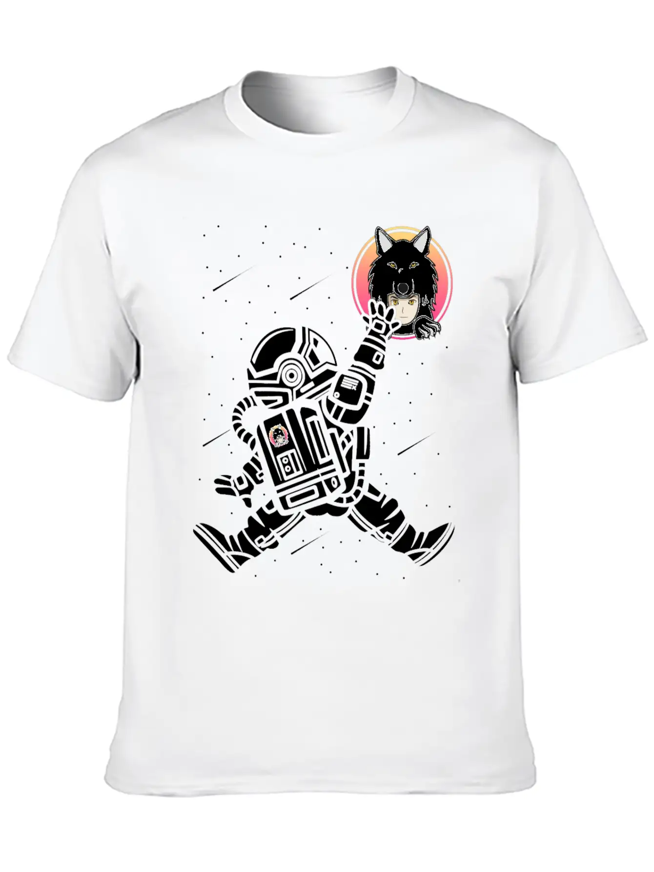 Saitama Inu Coin Space Man Astronaut Jump Token Unisex Casual T-Shirt – Clean Design For Daily Comfort