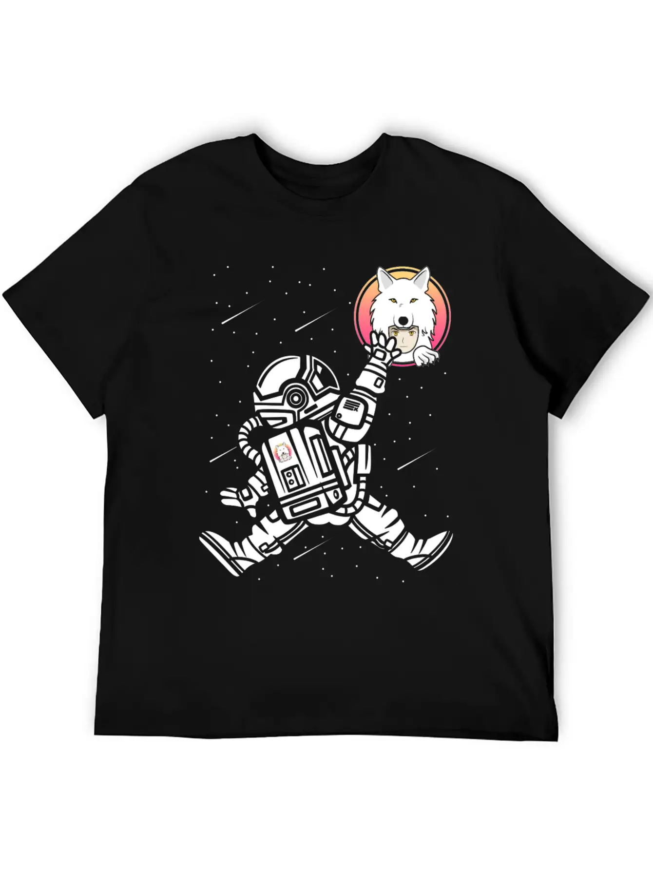 Saitama Inu Coin Space Man Astronaut Jump Token Unisex Casual T-Shirt – Clean Design For Daily Comfort