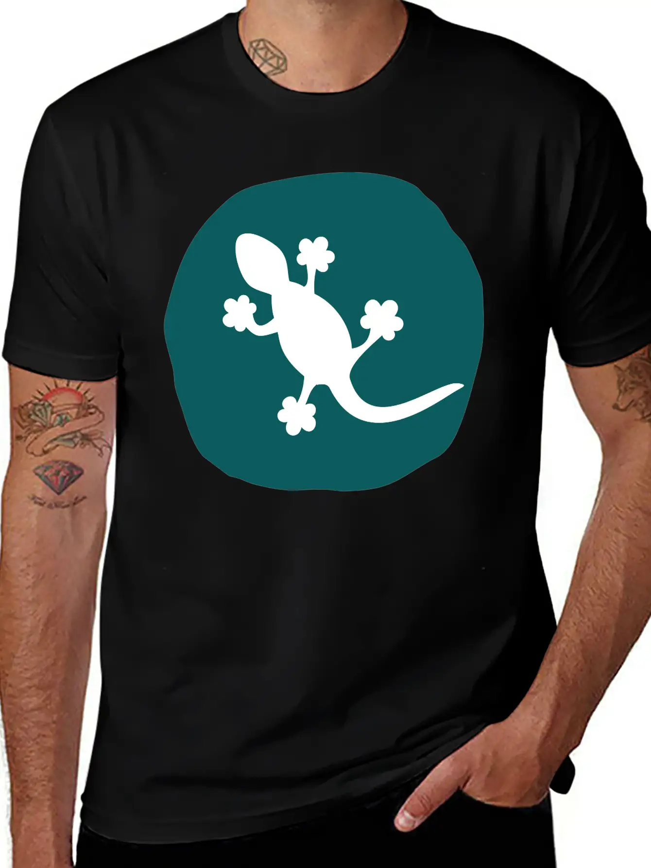 Salamander Gecko Reptile Nature Rainforest Gift Soft Cotton Short Sleeve Tee – Unisex Wardrobe Staple