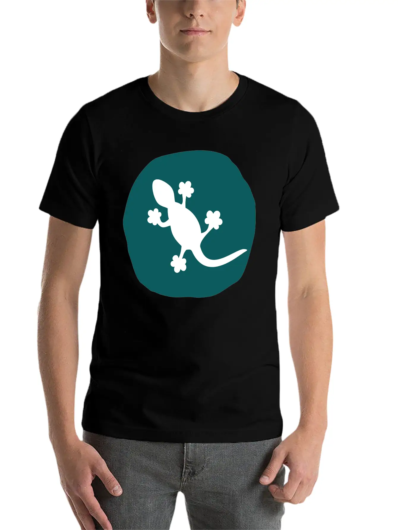 Salamander Gecko Reptile Nature Rainforest Gift Soft Cotton Short Sleeve Tee – Unisex Wardrobe Staple