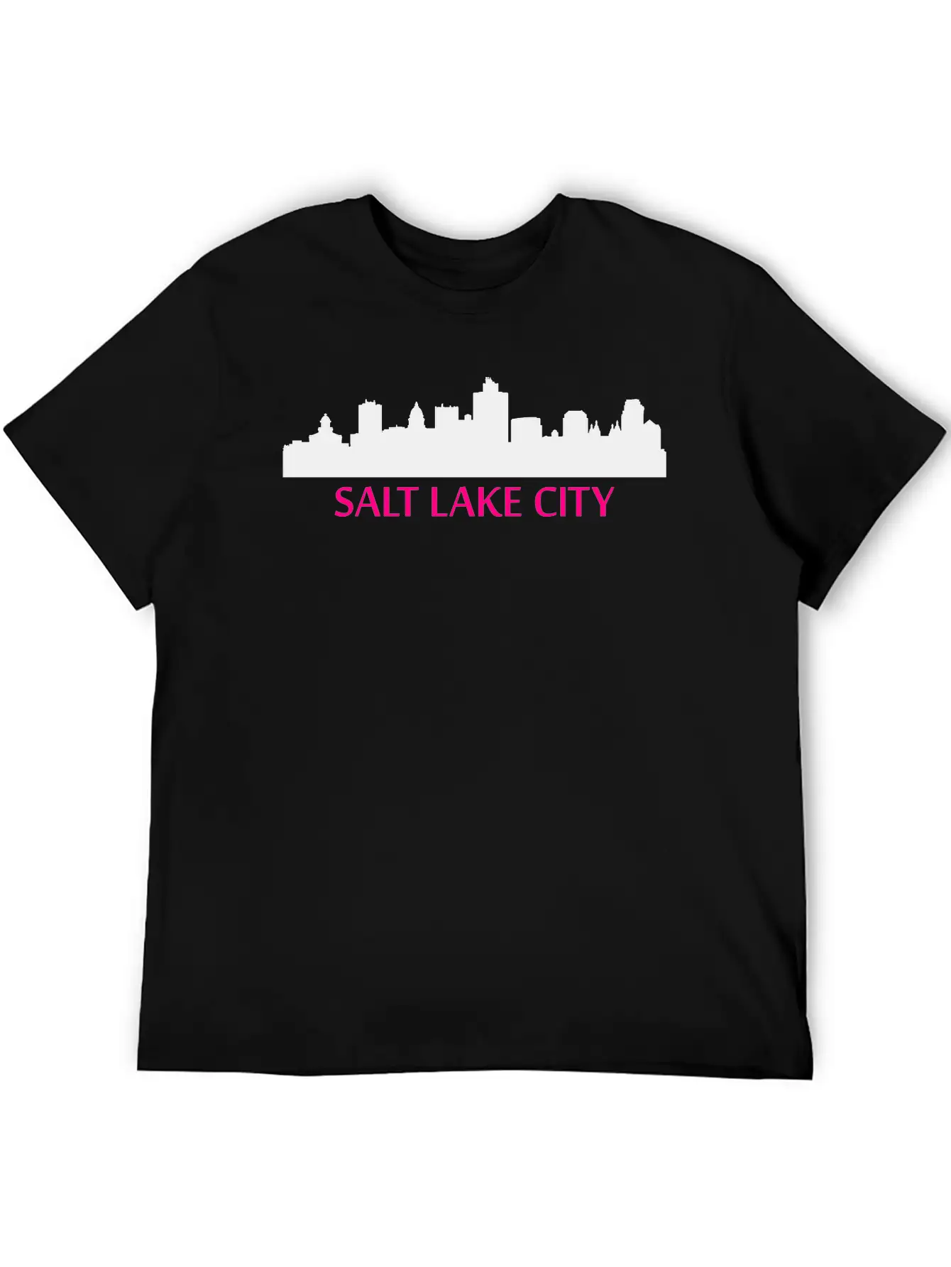 Salt Lake City, Utah Modern Fit Casual T-Shirt – Clean And Versatile Design
