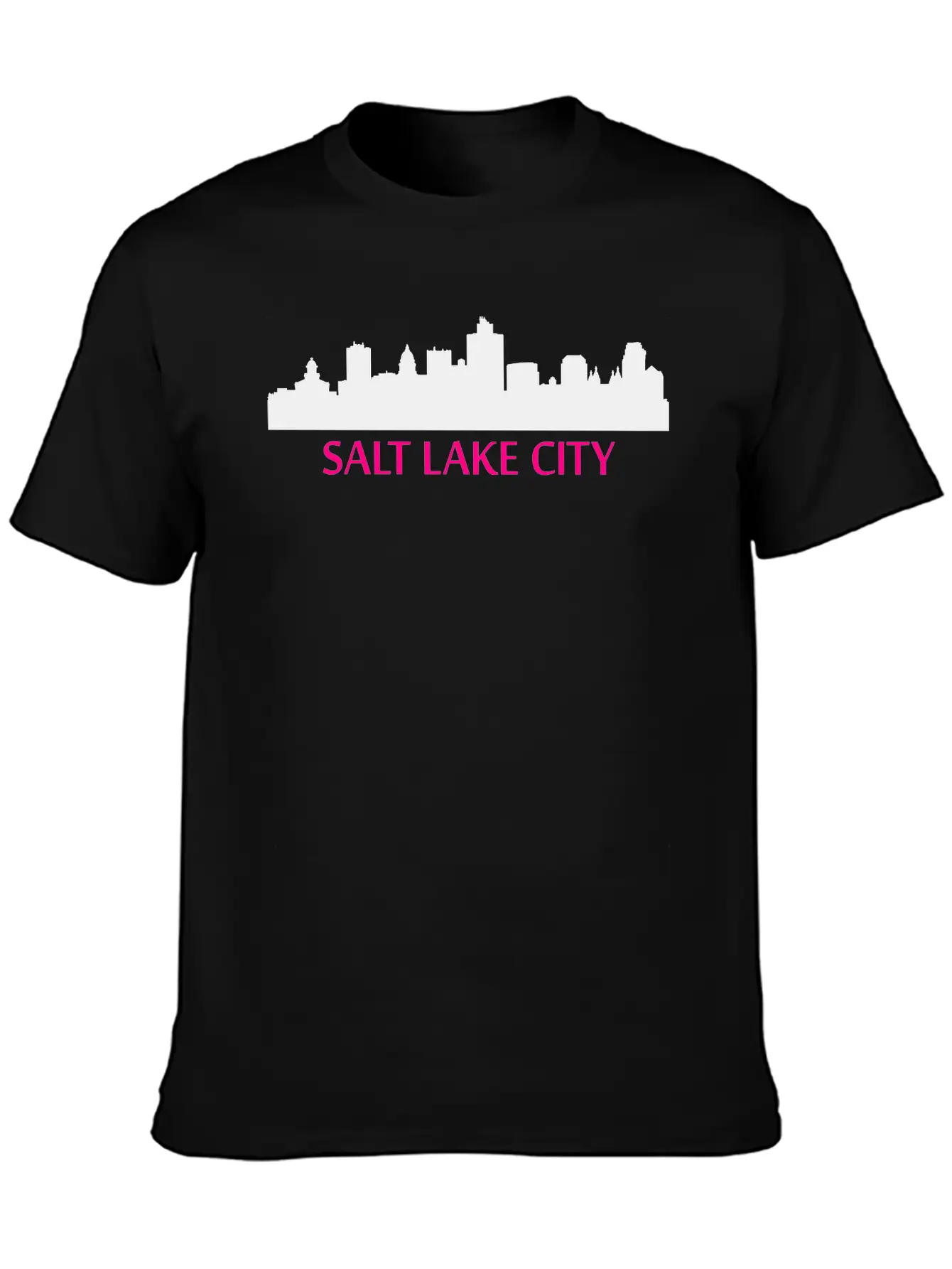 Salt Lake City, Utah Modern Fit Casual T-Shirt – Clean And Versatile Design