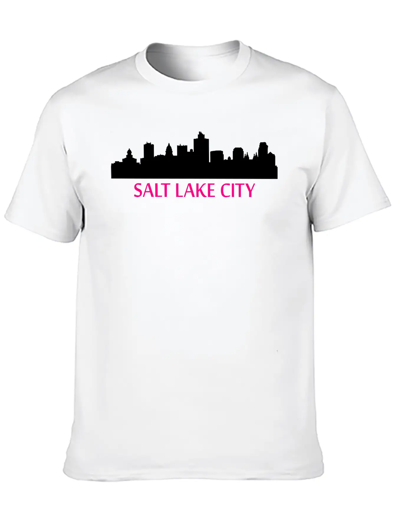 Salt Lake City, Utah Modern Fit Casual T-Shirt – Clean And Versatile Design