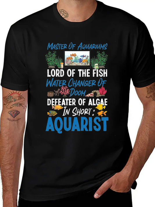 Saltwater Aquarium Master Of Unisex Casual T-Shirt – Clean Design For Daily Comfort