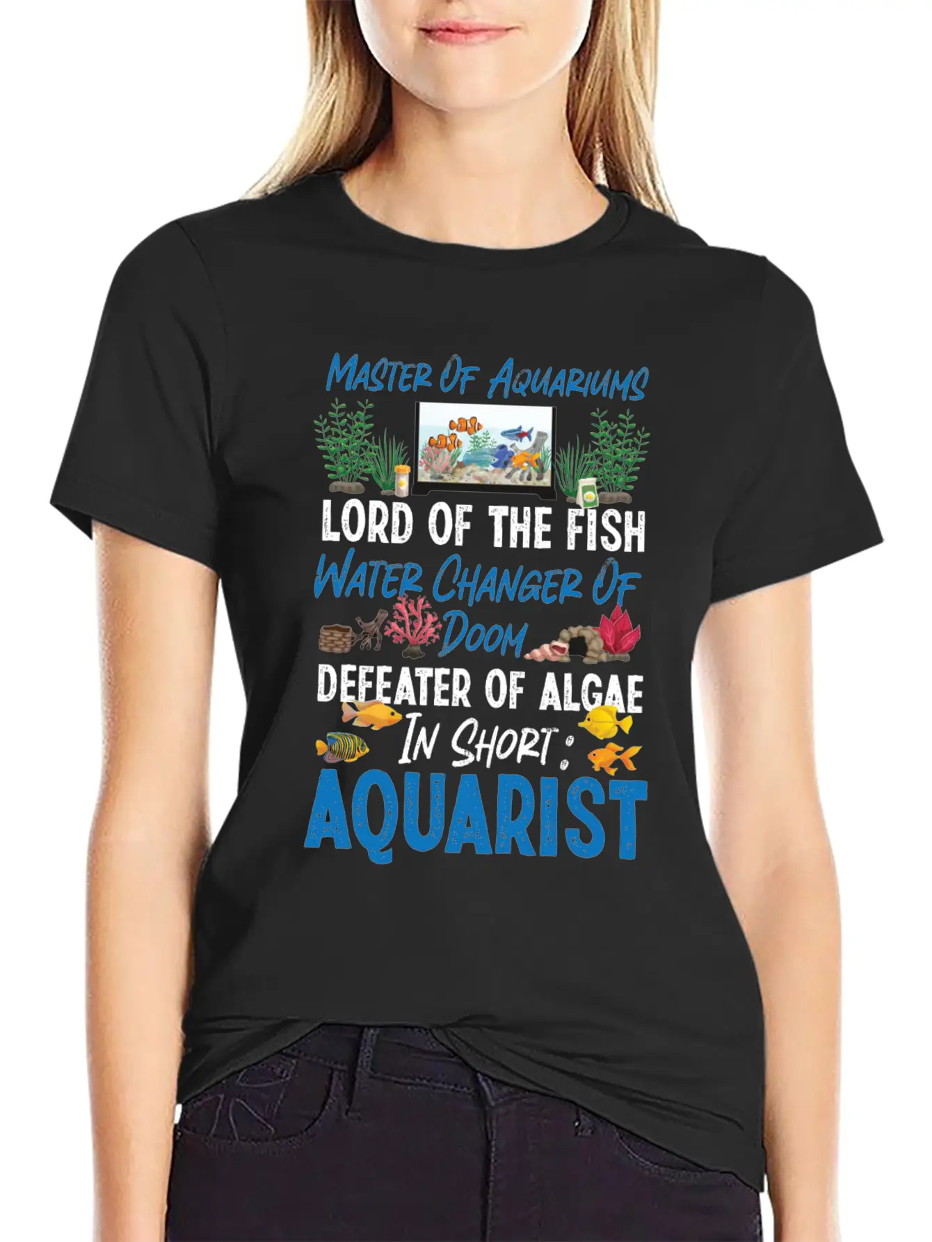 Saltwater Aquarium Master Of Unisex Casual T-Shirt – Clean Design For Daily Comfort
