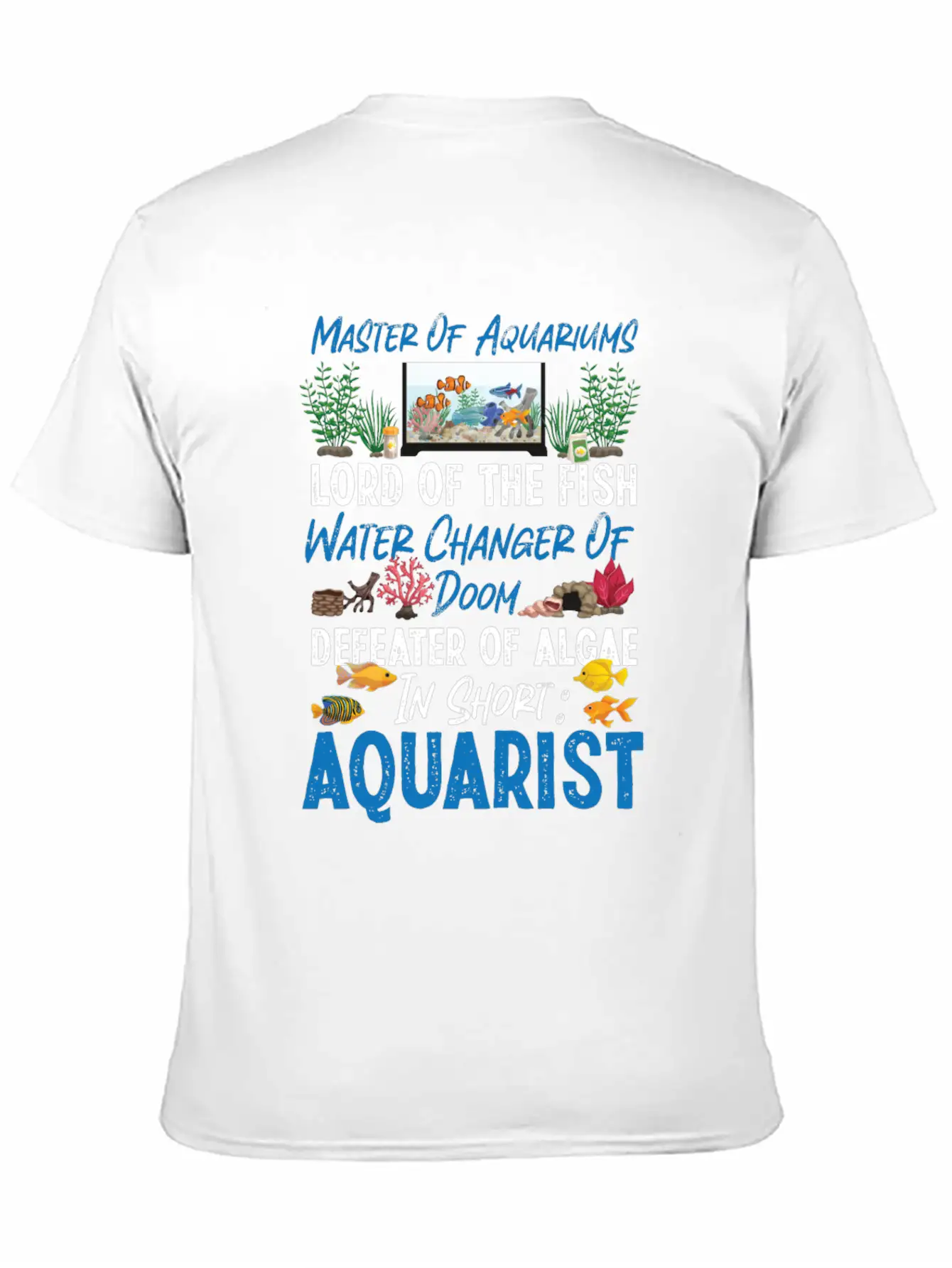 Saltwater Aquarium Master Of Unisex Casual T-Shirt – Clean Design For Daily Comfort