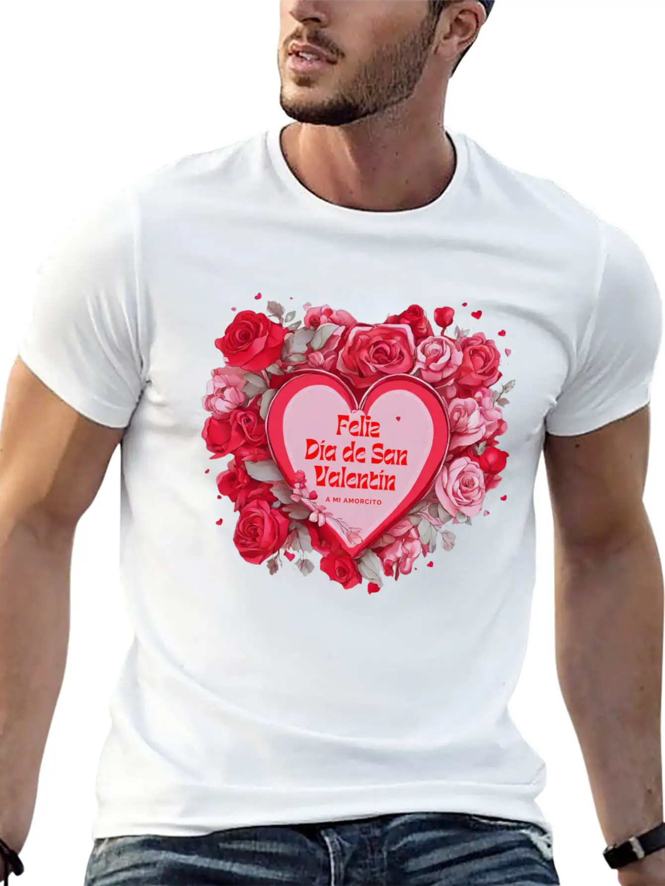 San Valentín Classic Fit Graphic Tee For Daily Comfort – Unisex Cotton Shirt